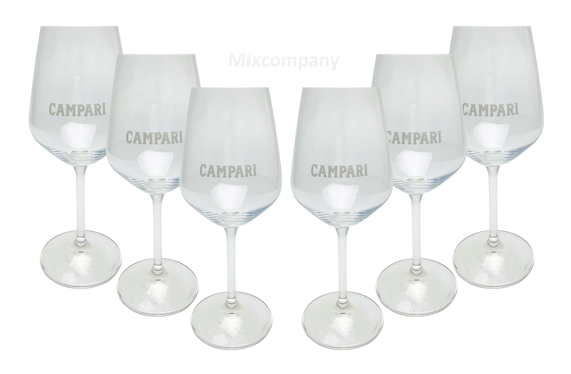 Gläser-Set Campari Glas Gläser Set - 6x Weingläser