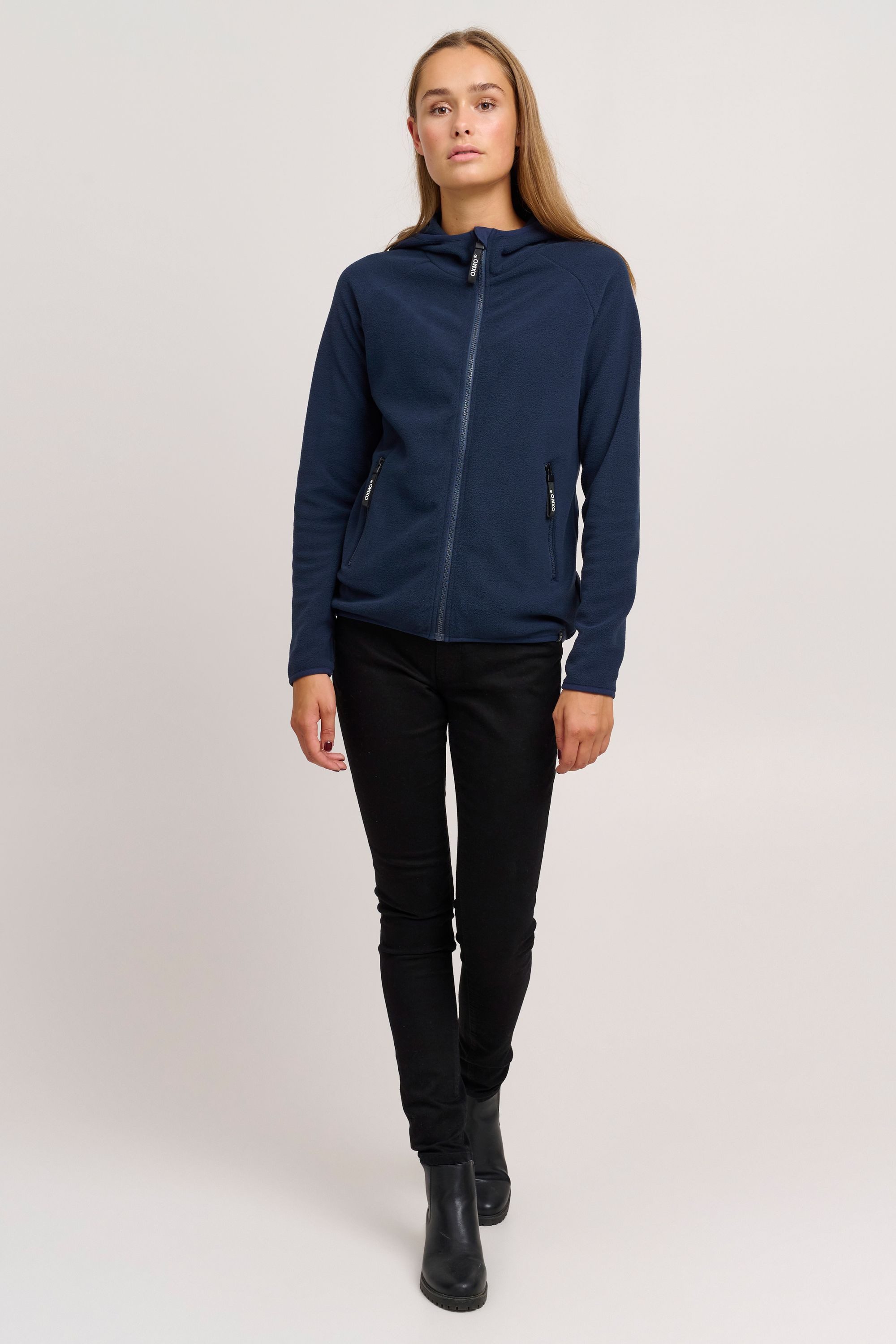 OXMO Fleecejacke OXFinja Fleecejacke mit Kapuze günstig online kaufen