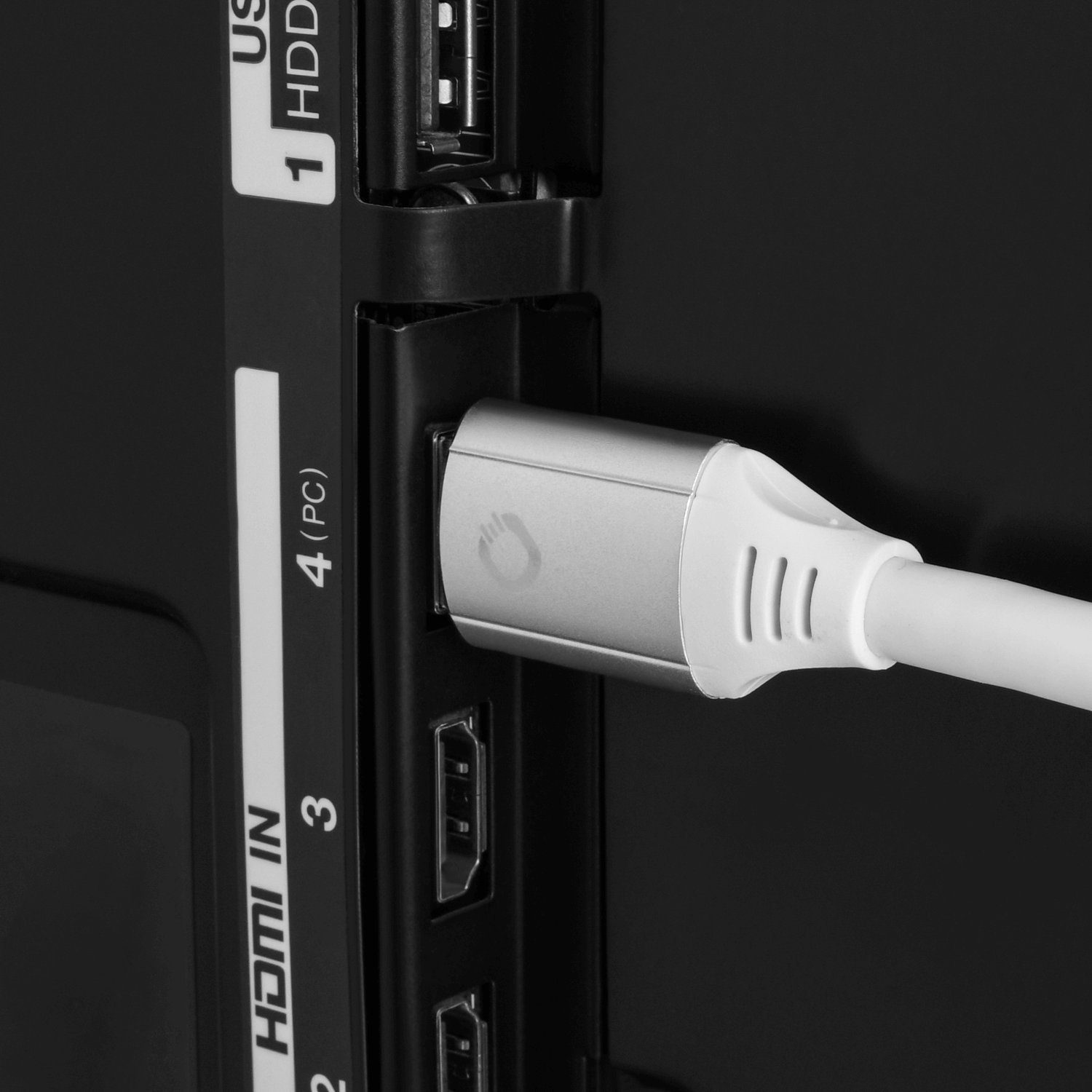 Oehlbach Black Magic MKII Ultra HDMI Kabel HDMI® HDMI-Kabel, HDMI, cm) (75 High-Speed Weiß