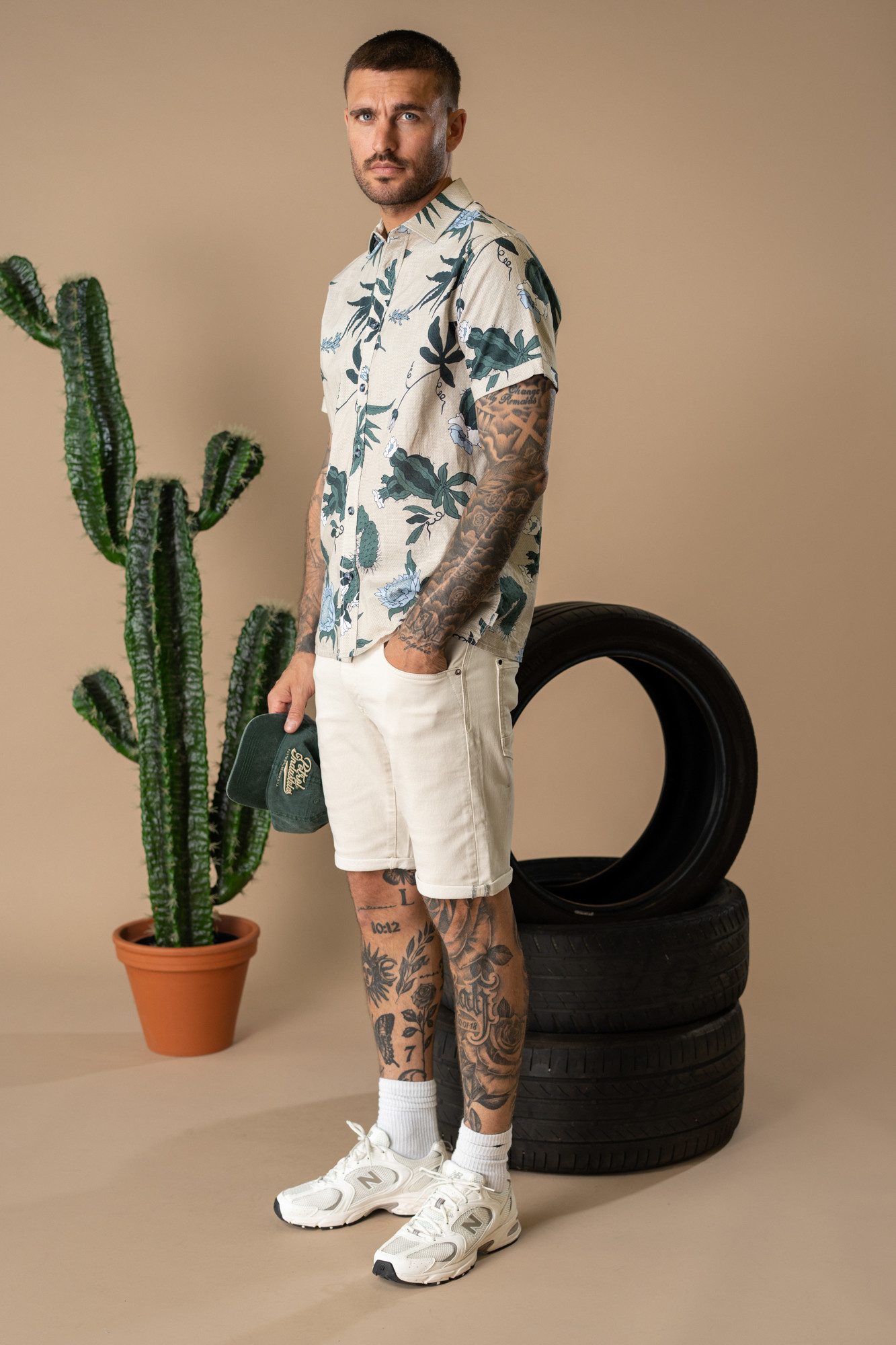 Petrol Industries Kurzarmhemd Men Shirt Short Sleeve AOP mit All-Over Print – Bild 3 von 5