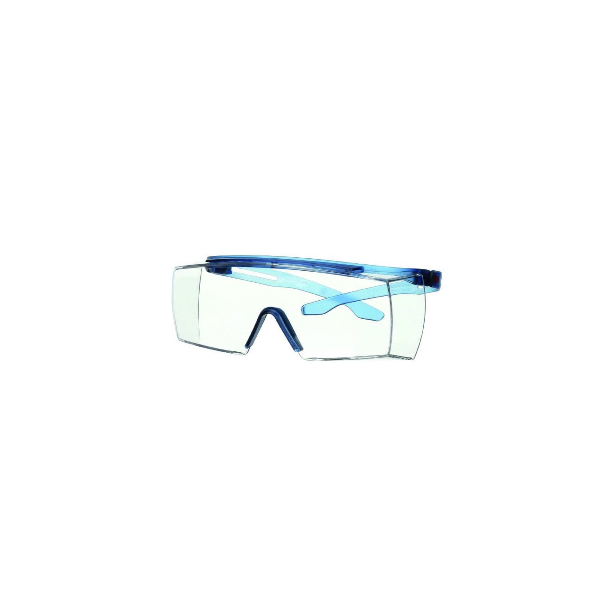 3M Brille 3M SECUREFIT berbriller SecureFit 3700, blauer Bügel, klare Scheibe 3M