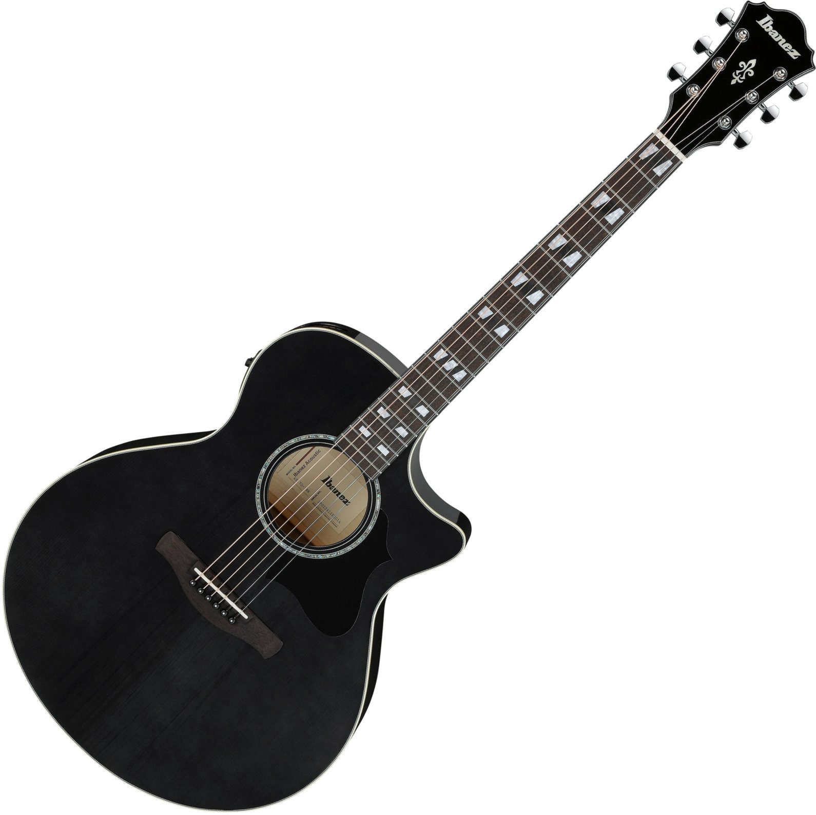 Ibanez Westerngitarre AE170-TBK Transparent Black High Gloss, AE, Akustikgitarre mit Tonabnehmer