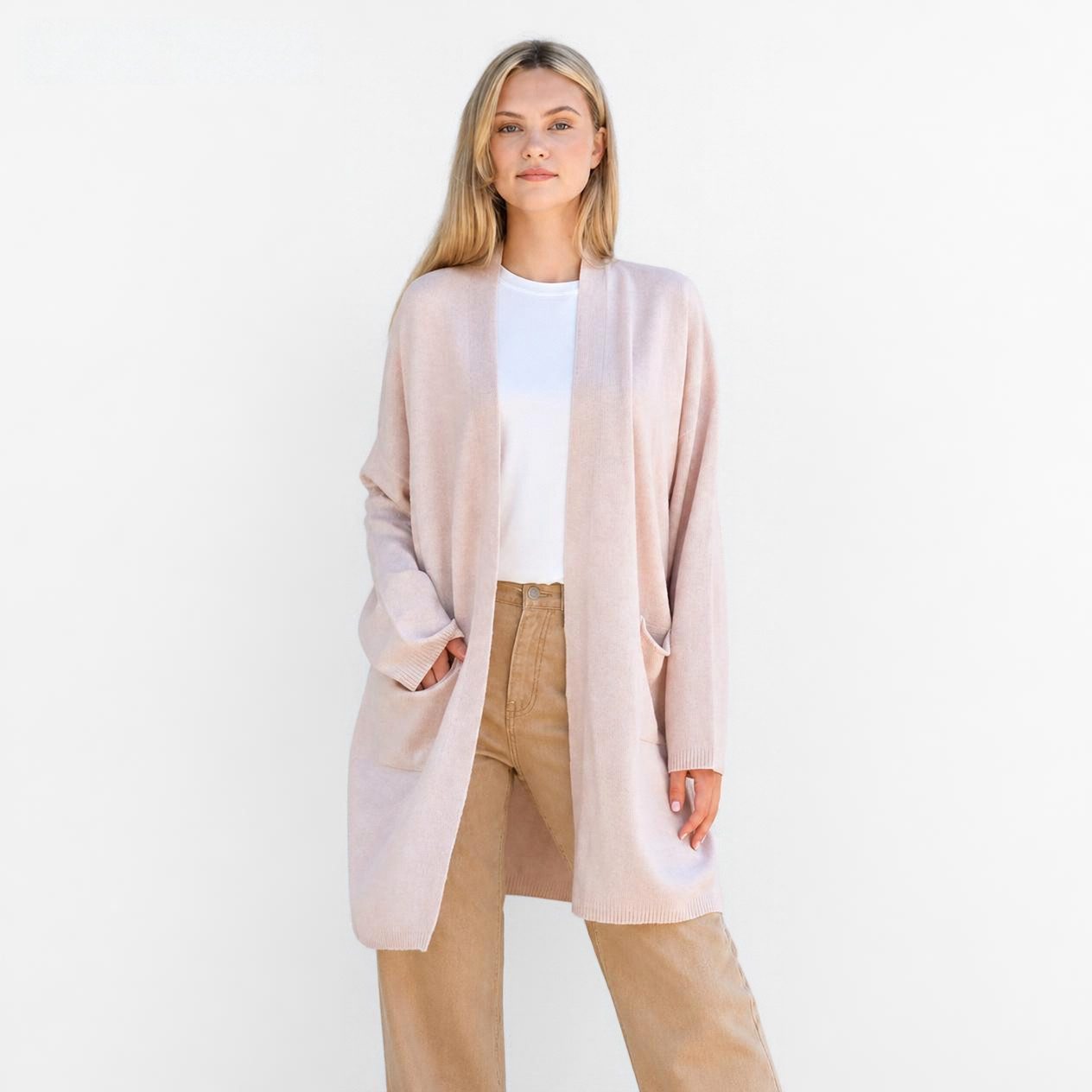 maracujaaa Strickjacke 50001 GINGER unifarben / ohne Knöpfe