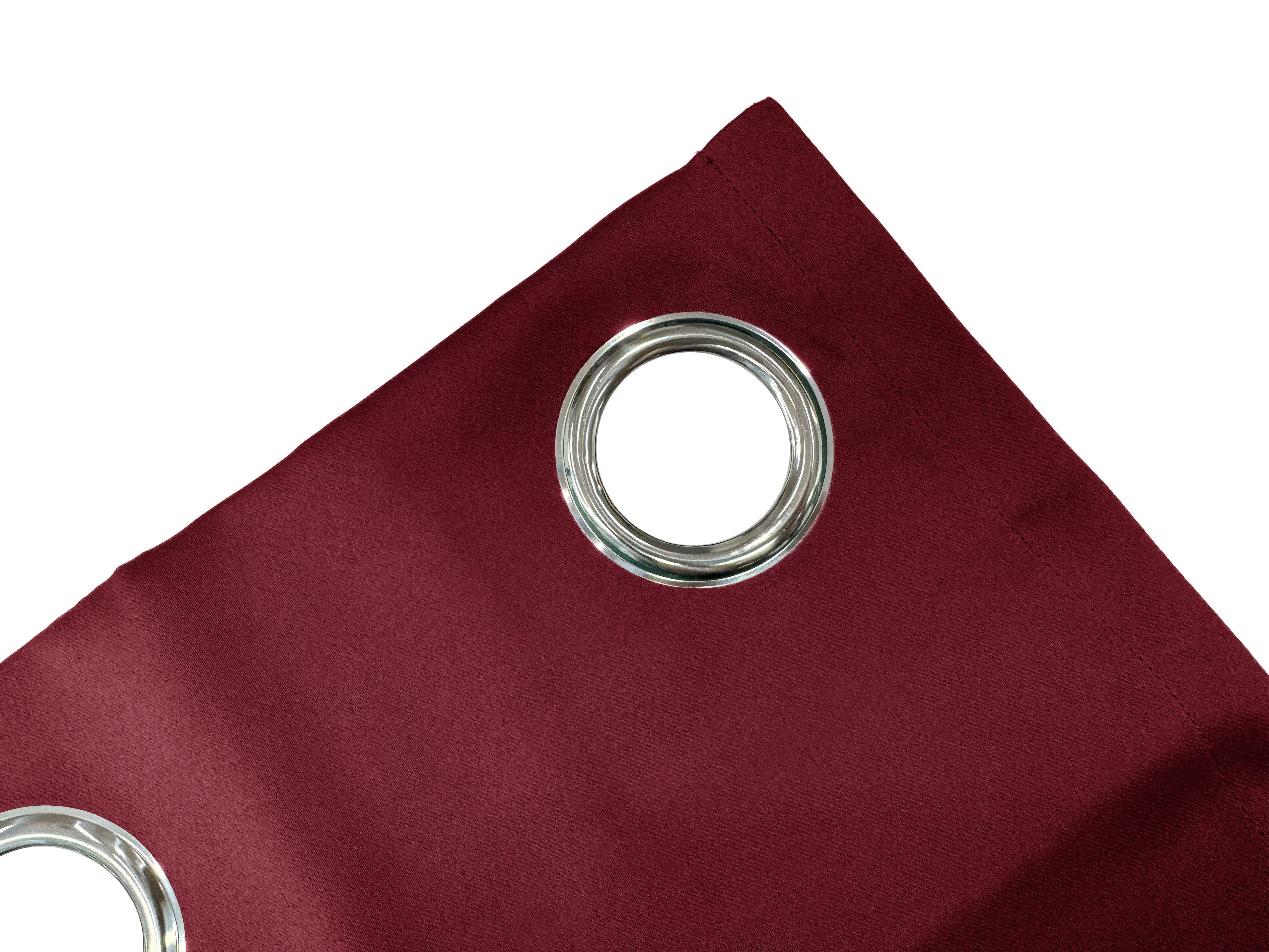 OTTO home Vorhang SOLA mit Ösen, 1er & 2 er Pack, blickdicht/verdunkelnd, Topseller! (1 St), Ösen, verdunkelnd, Polyester, blickdicht, Ösen-Aufhängung, wärmeabw – Bild 5 von 5