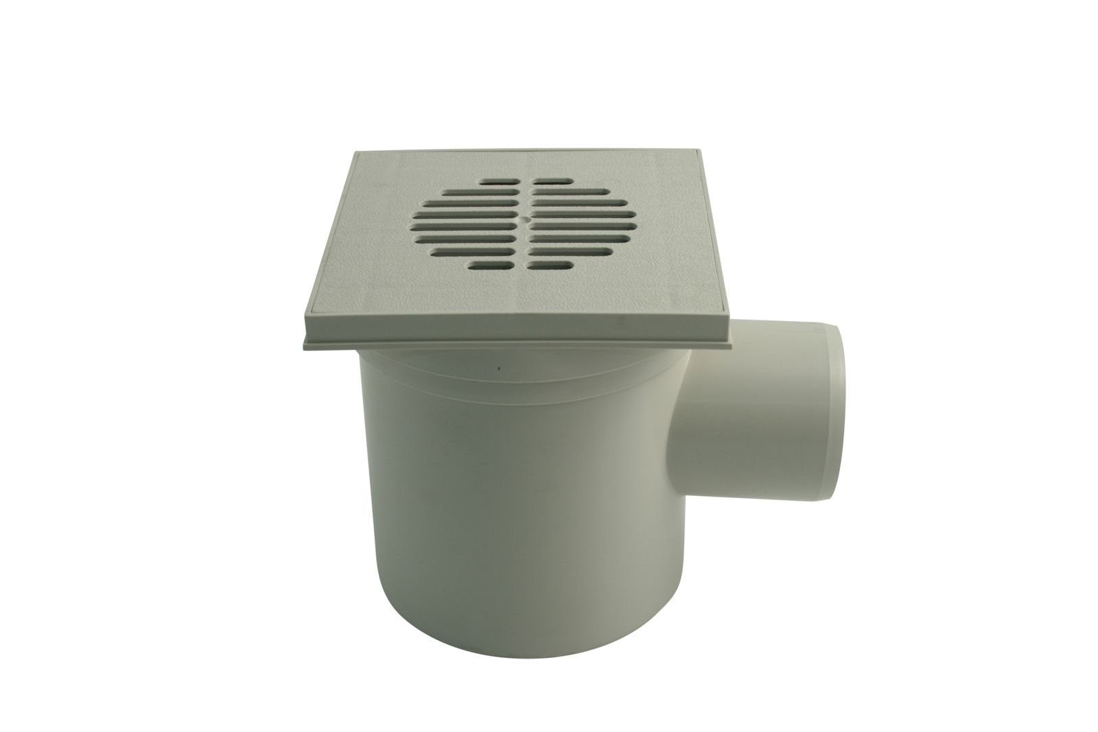 Marley Deutschland GmbH Haus- und Hofablauf DN75 Kellerablauf 150x150mm mit drehbarem Aufsatz, Art. 067704 inkl. Geruchsverschluss