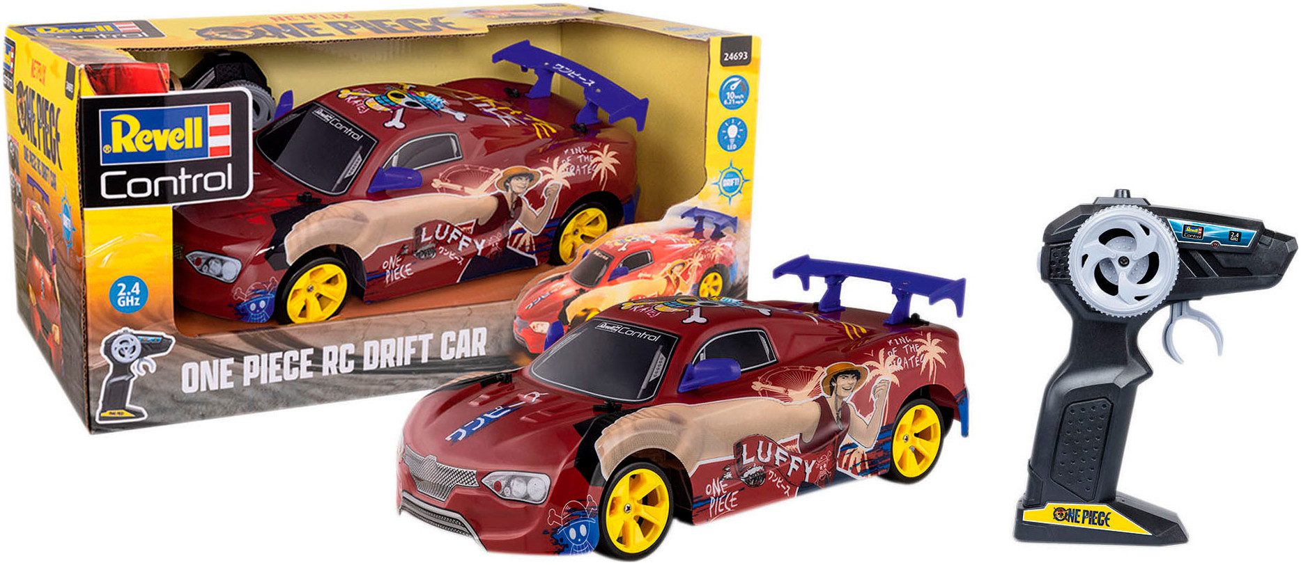 RC-Auto Revell® control, One Piece, mit wechselbaren Reifen, 2,4 GHz