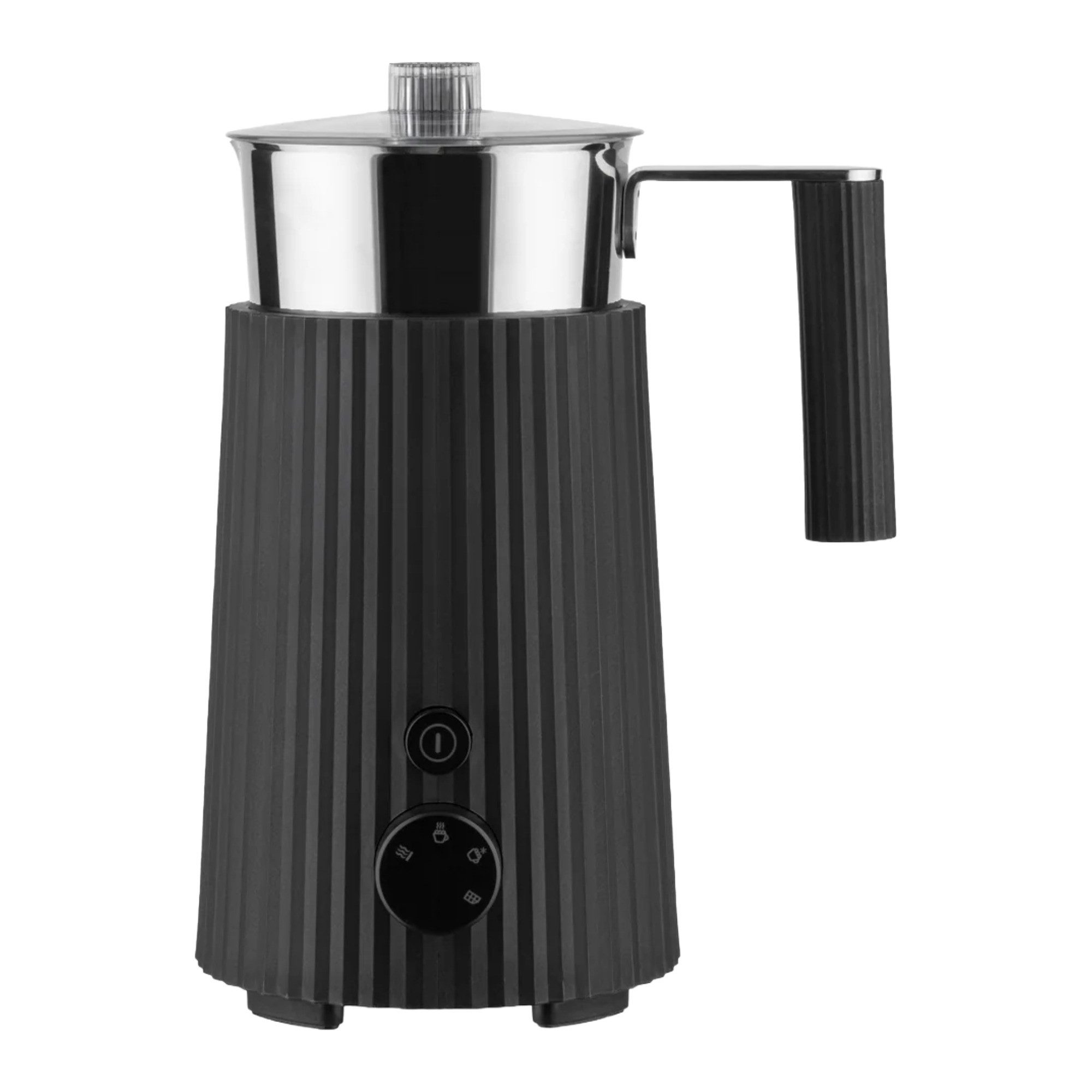 Alessi Milchaufschäumer Alessi Plissé Milchaufschäumer Schwarz, 600 W
