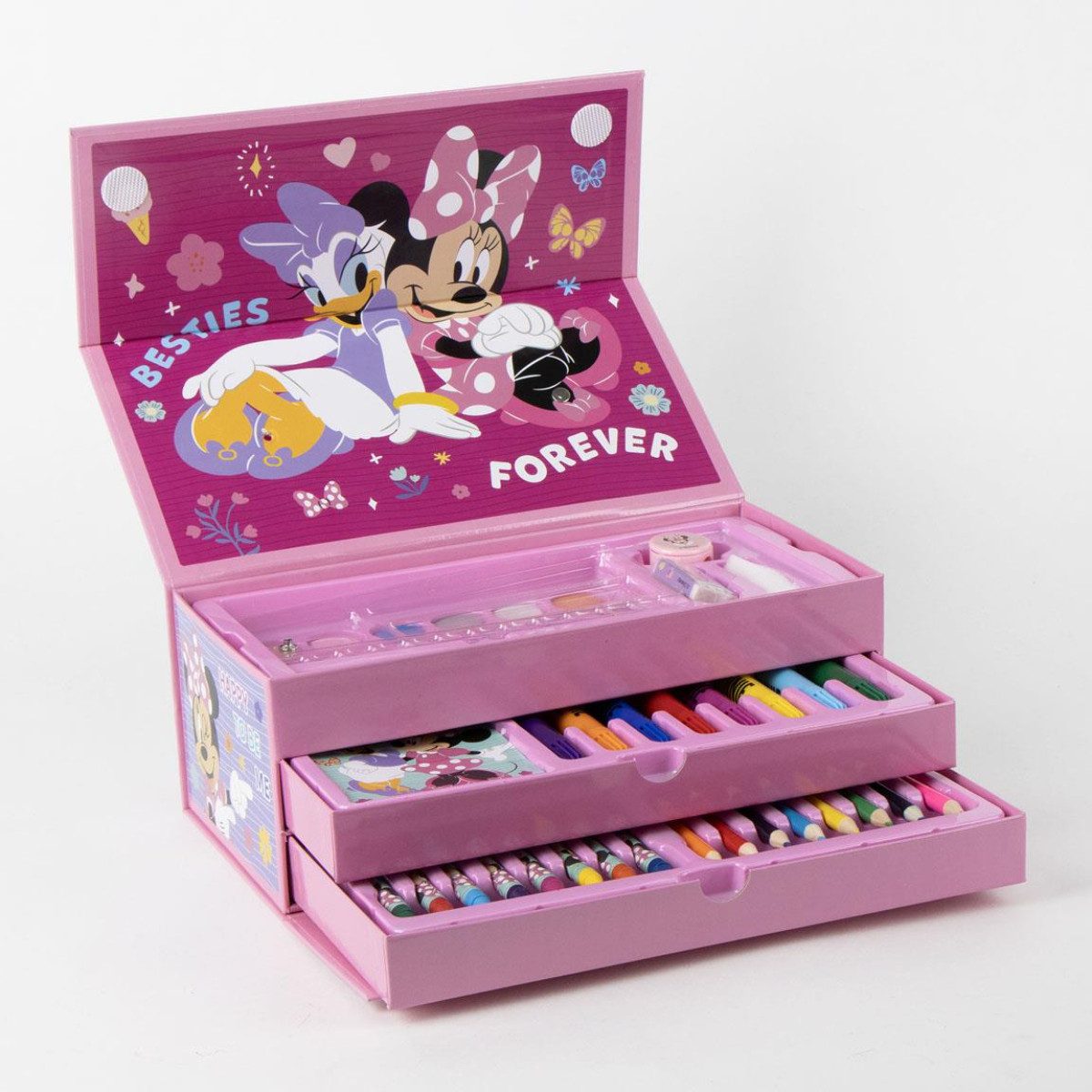 Cerda Farbkasten Disney Minnie Maus Malset Kinder Malkoffer Kreativset