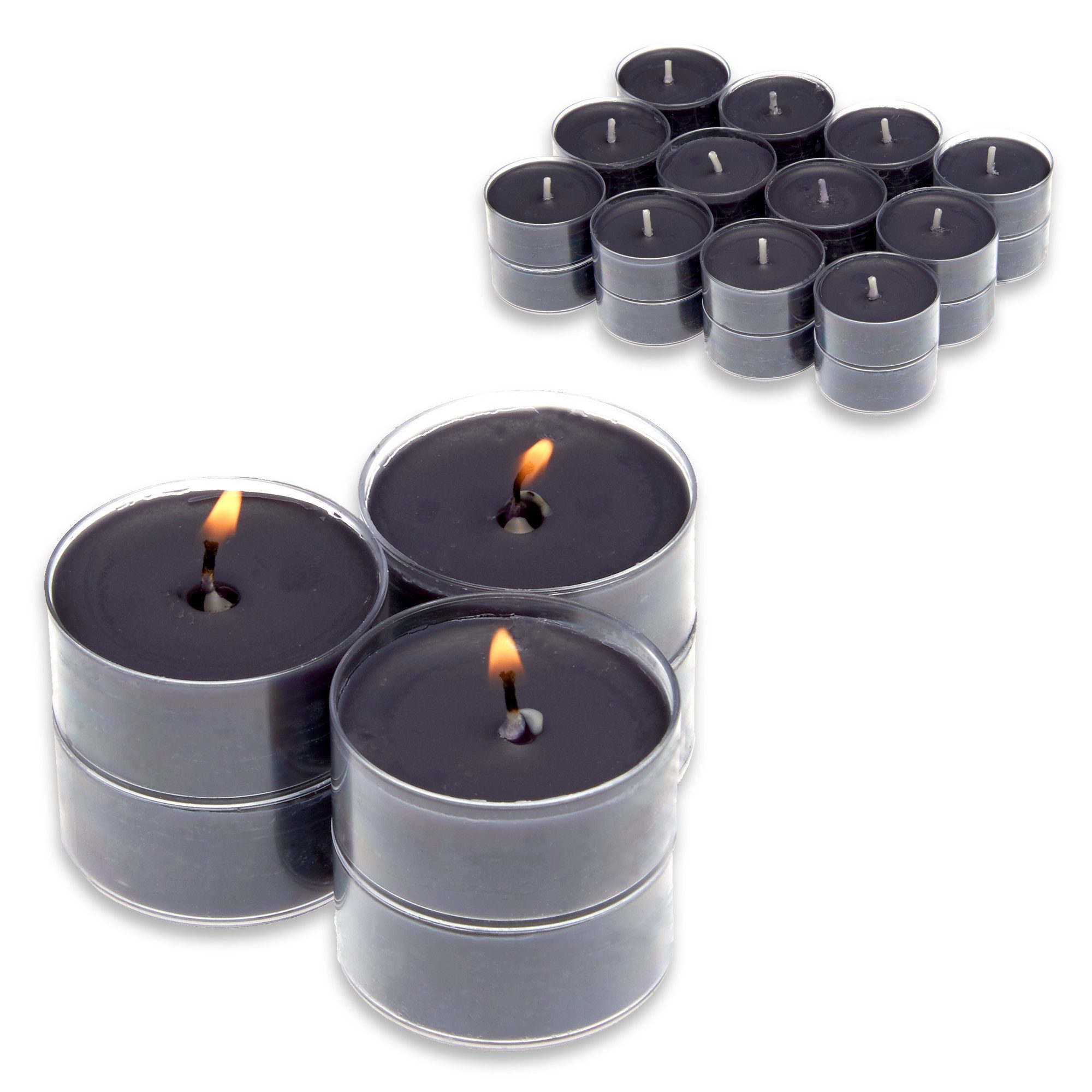 Candelo Teelicht Teelicht 24er Set Duftteelichter Ambiente - Black Rose Duft Kerze – Bild 4 von 5