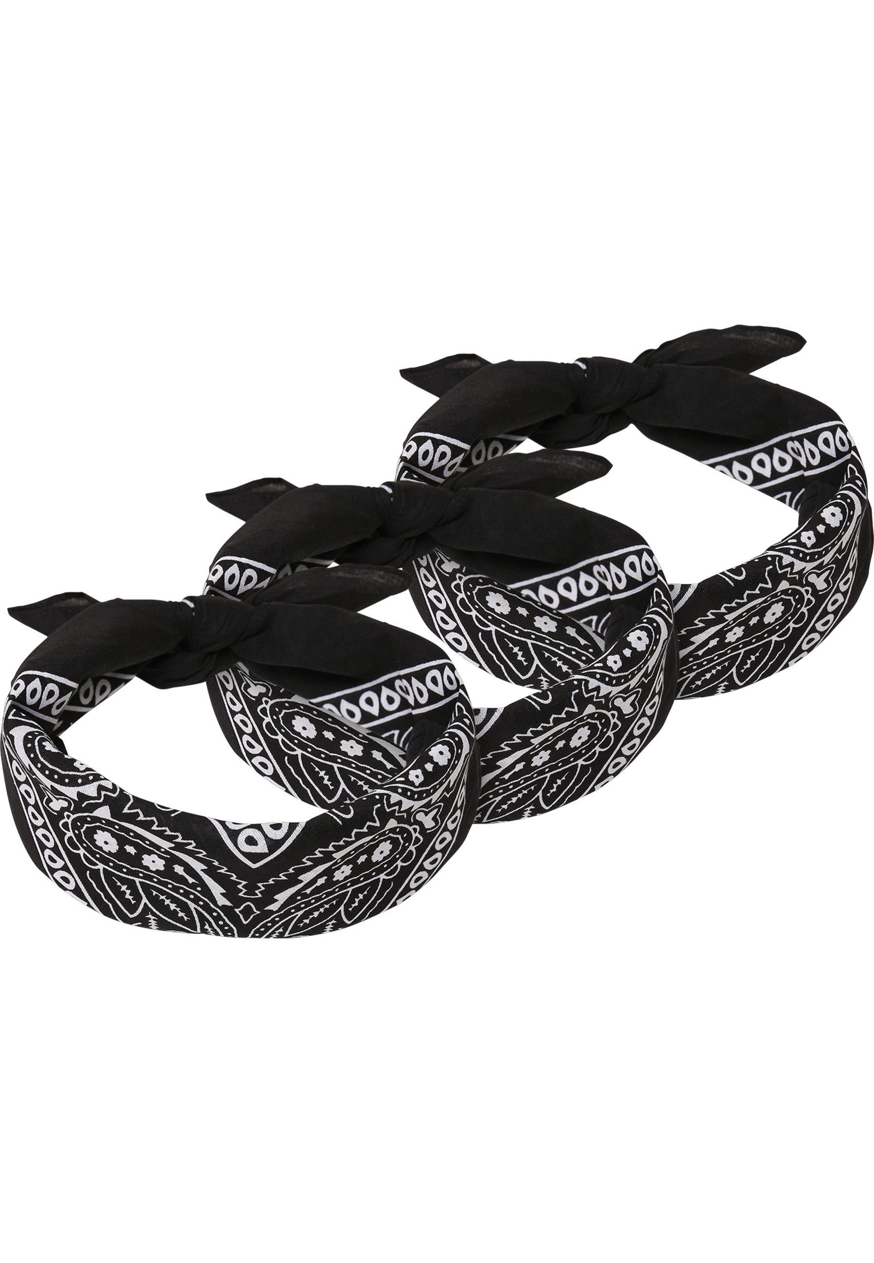 URBAN CLASSICS Loop Urban Classics Unisex Bandana 3-Pack, (1-St)