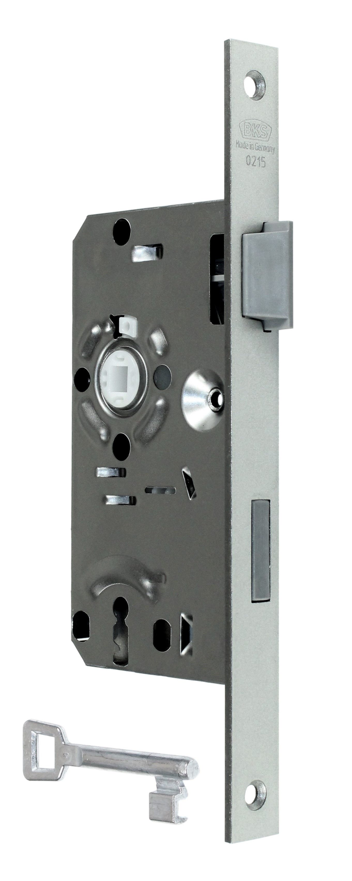 BKS Einsteckschloss Buntbartschloss, DIN Rechts, 55/72/8, Stulp: eckig, 20 x 235mm, Dornmaß 55 mm, Buntbartschloss