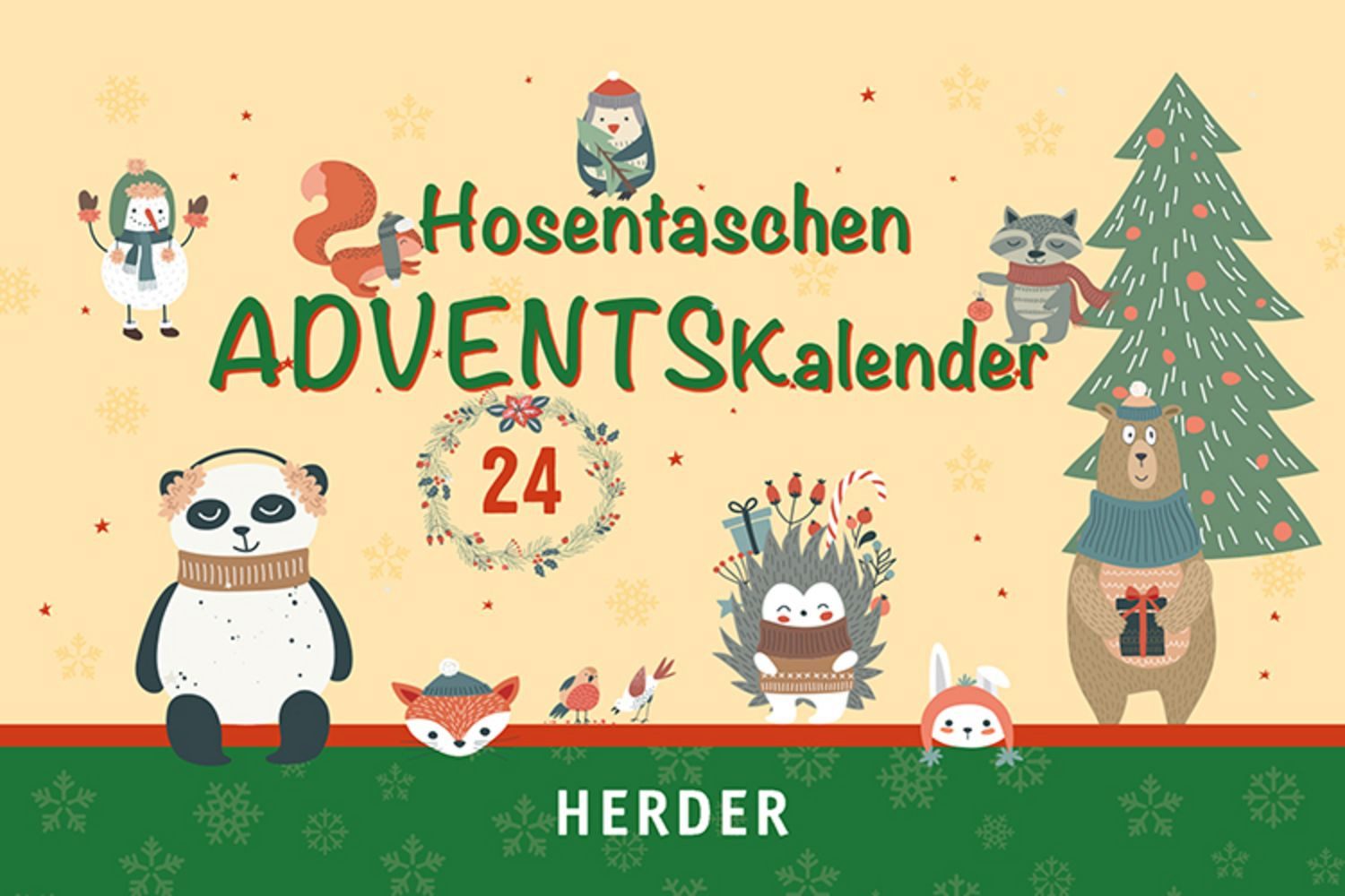 Wandkalender Hosentaschenadventskalender 2024
