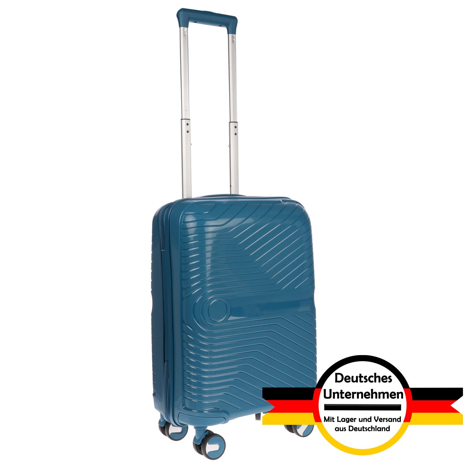 Weissmantel Handgepäckkoffer Handgepäck Koffer 55x40x20 - Handgepäckkoffer Trolley mit Hartschale, Leichter Koffer Klein, Kabinengepäck Handgepäck Hartschale