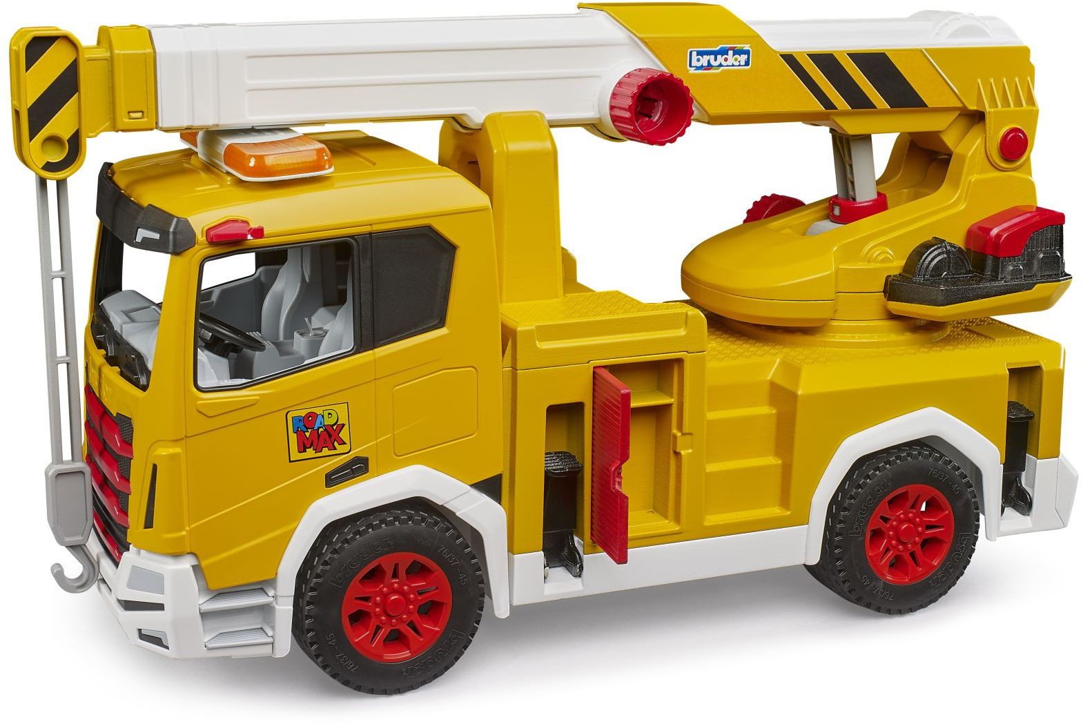 Bruder® Spielzeug-Auto Spielfahrzeug Roadmax Baustelle ROADMAX Kran-LKW 03471