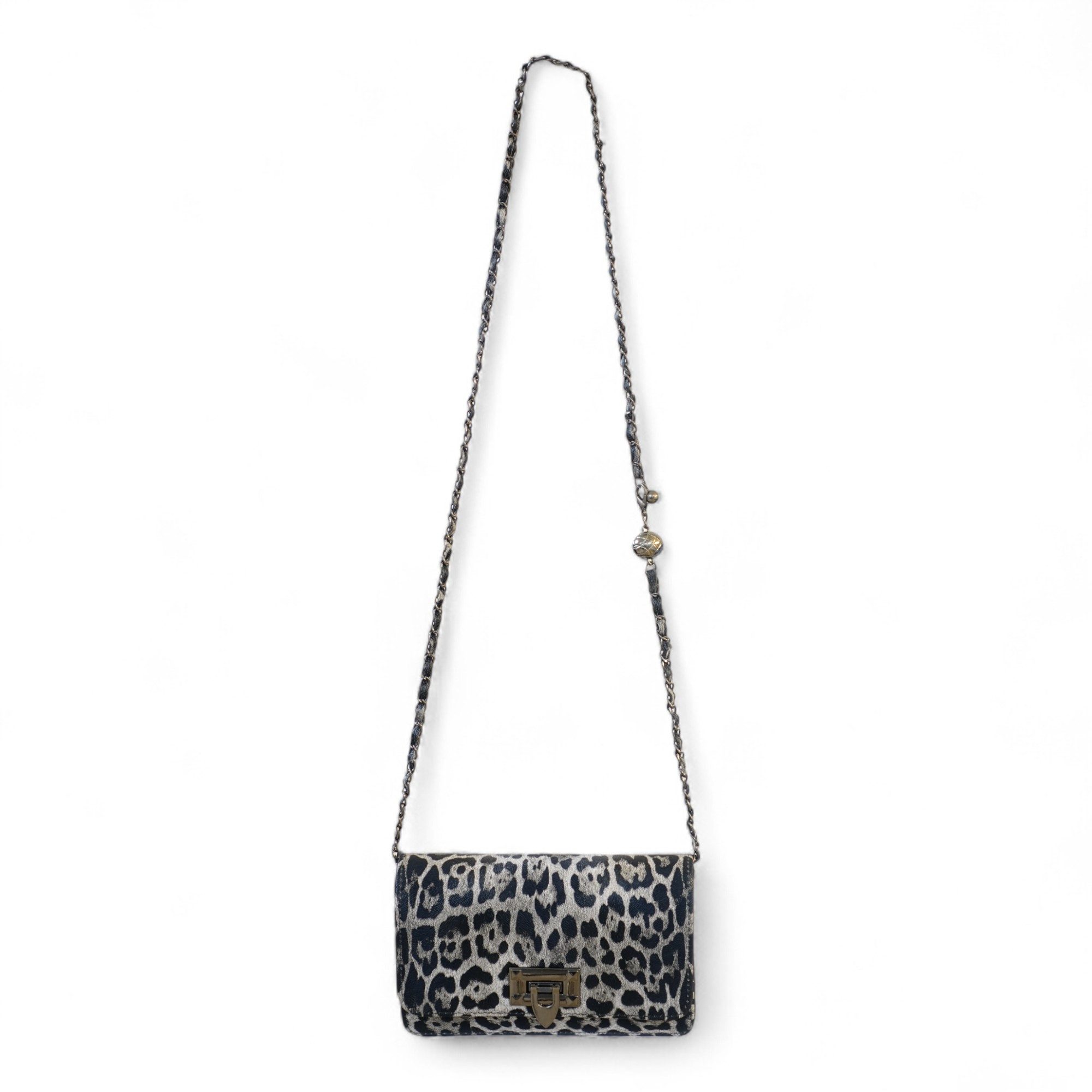 Eyecatcher Handtasche Léona – Damen Umhängetasche Leo-Print mit Kettenrieme günstig online kaufen