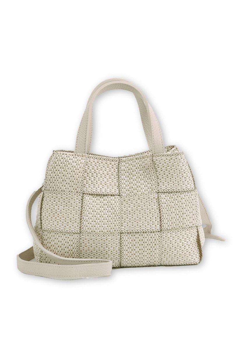 Luise Steiner Handtasche Trachtentasche - FABIA - sand, stahlblau