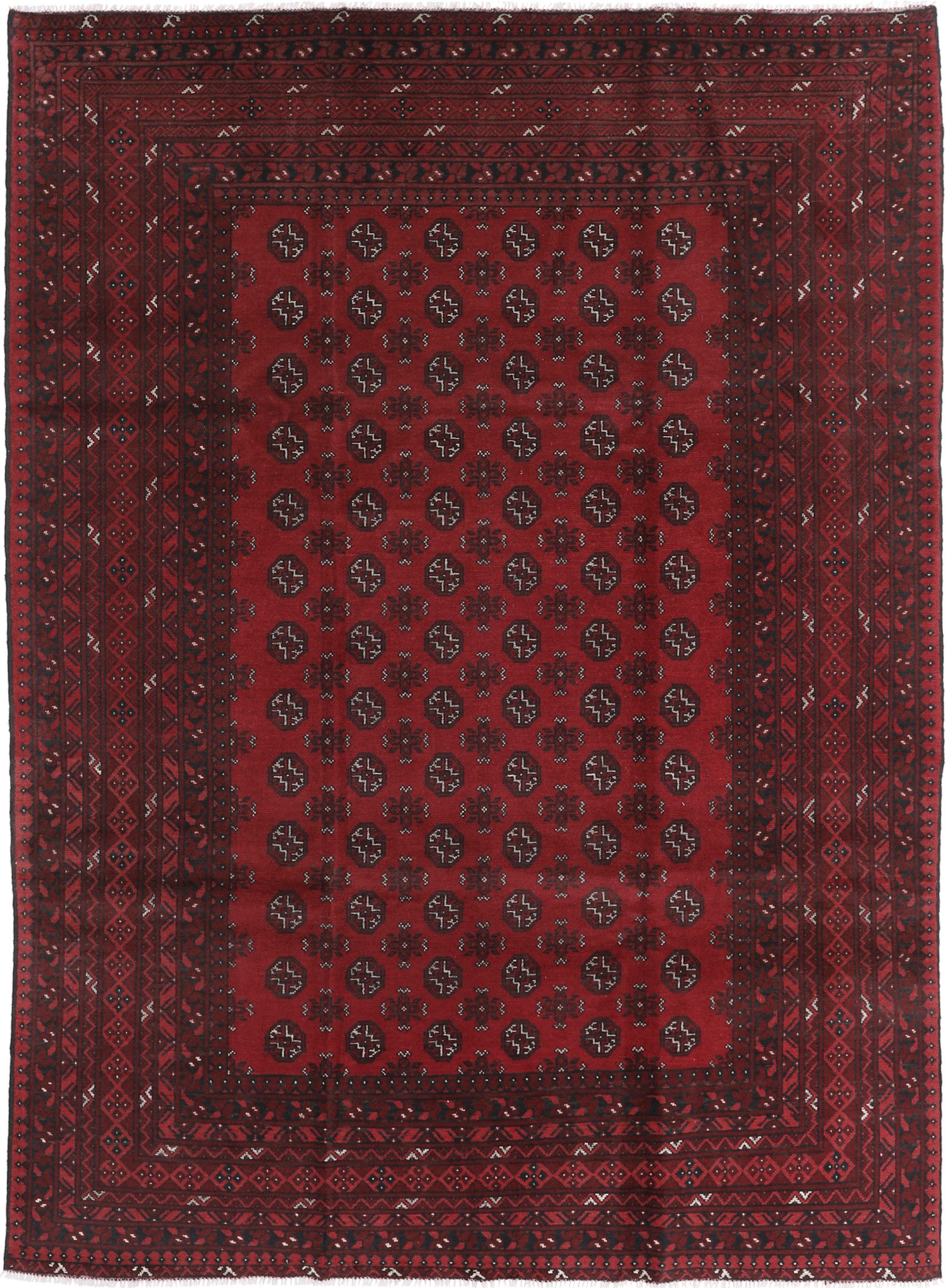 Carpet Avenue Teppich Afghan Aktscha 339x243, Rechteck, Höhe: 8 mm