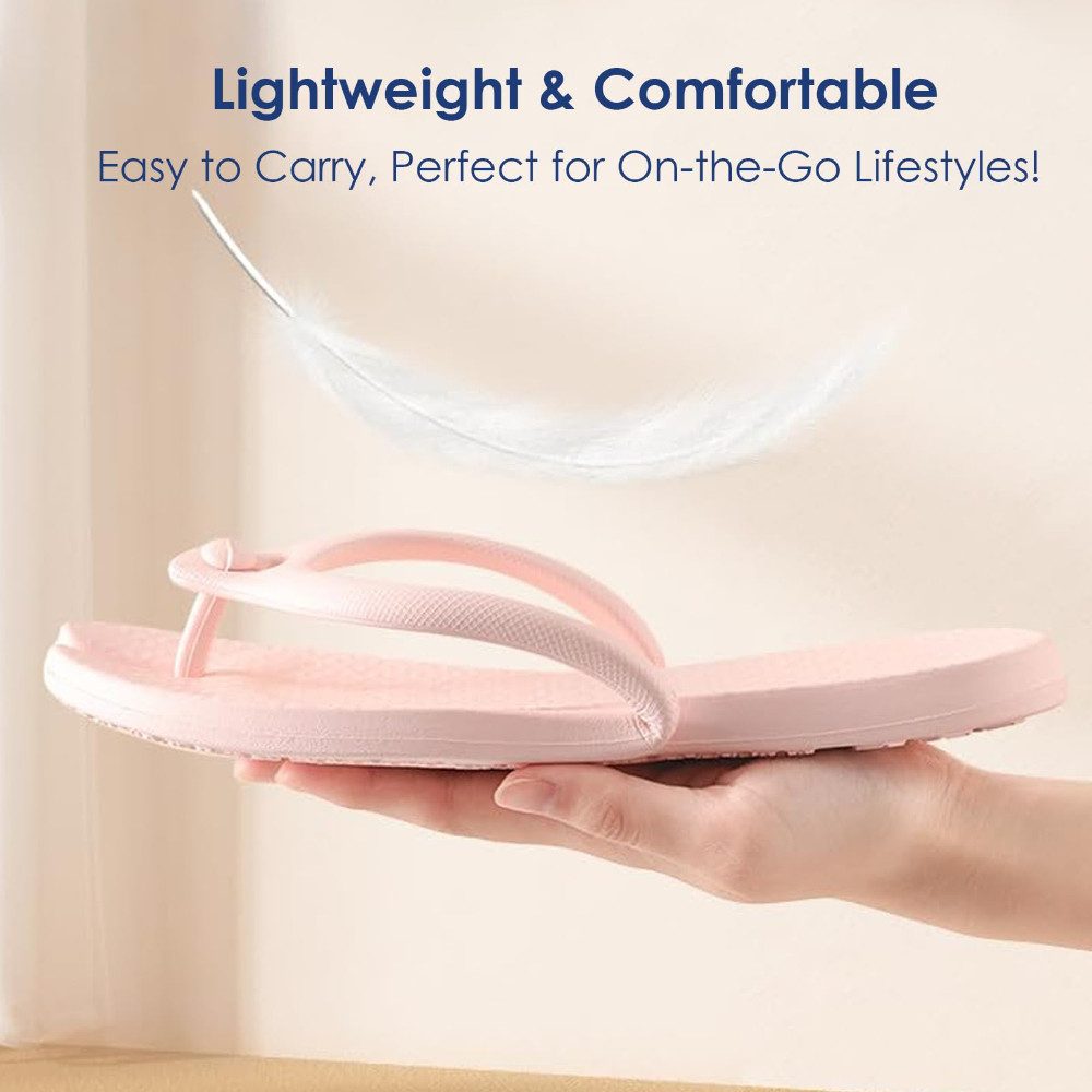 Blusmart Falbare Reise-Schlappen für Männer und Frauen Badepantolette (Leic günstig online kaufen