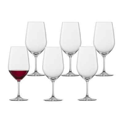 SCHOTT-ZWIESEL Rotweinglas Viña Bordeauxgläser 640 ml 6er Set, Glas