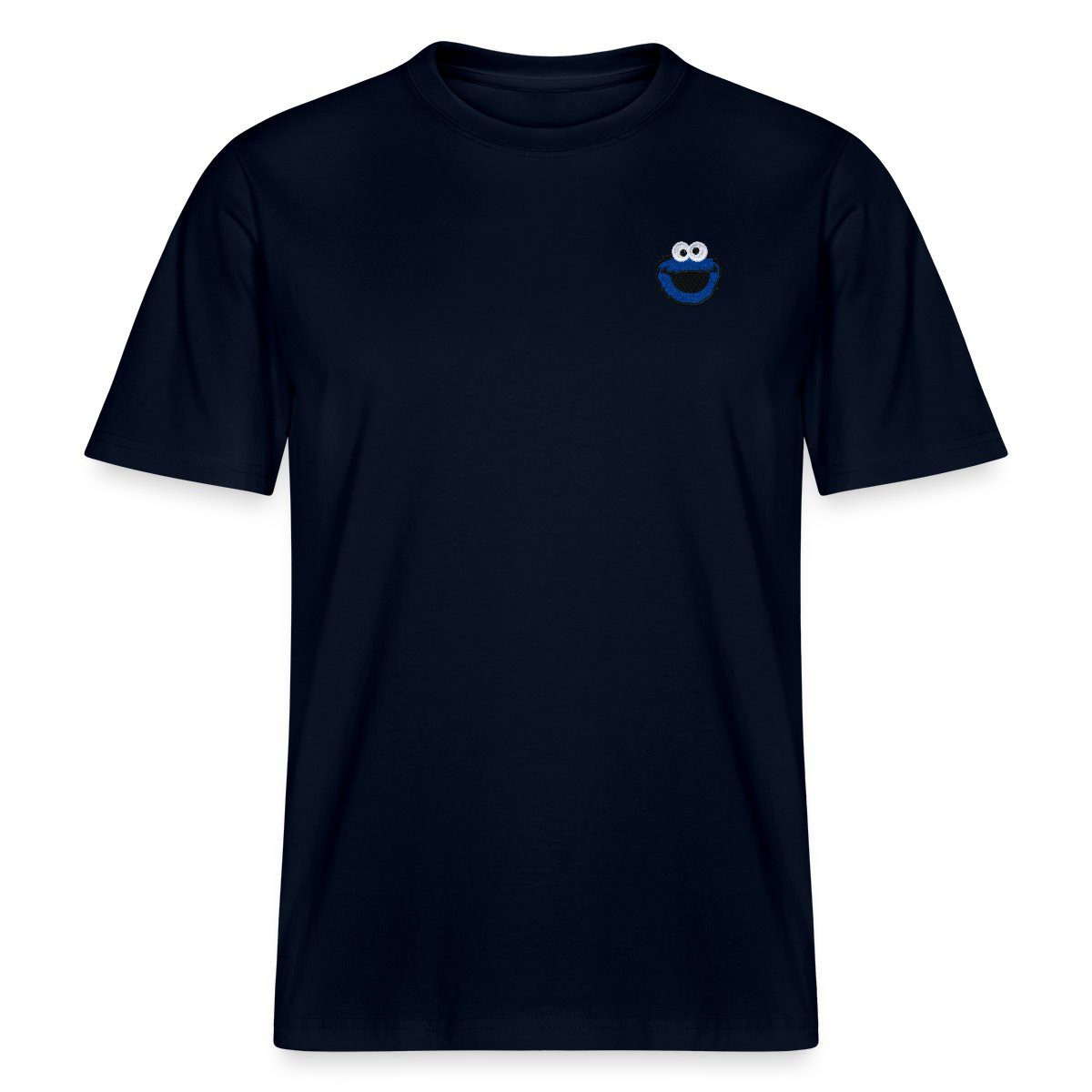 T-Shirt Sesamstraße Stick Krümelmonster Relaxed Fit Unisex T-Shirt