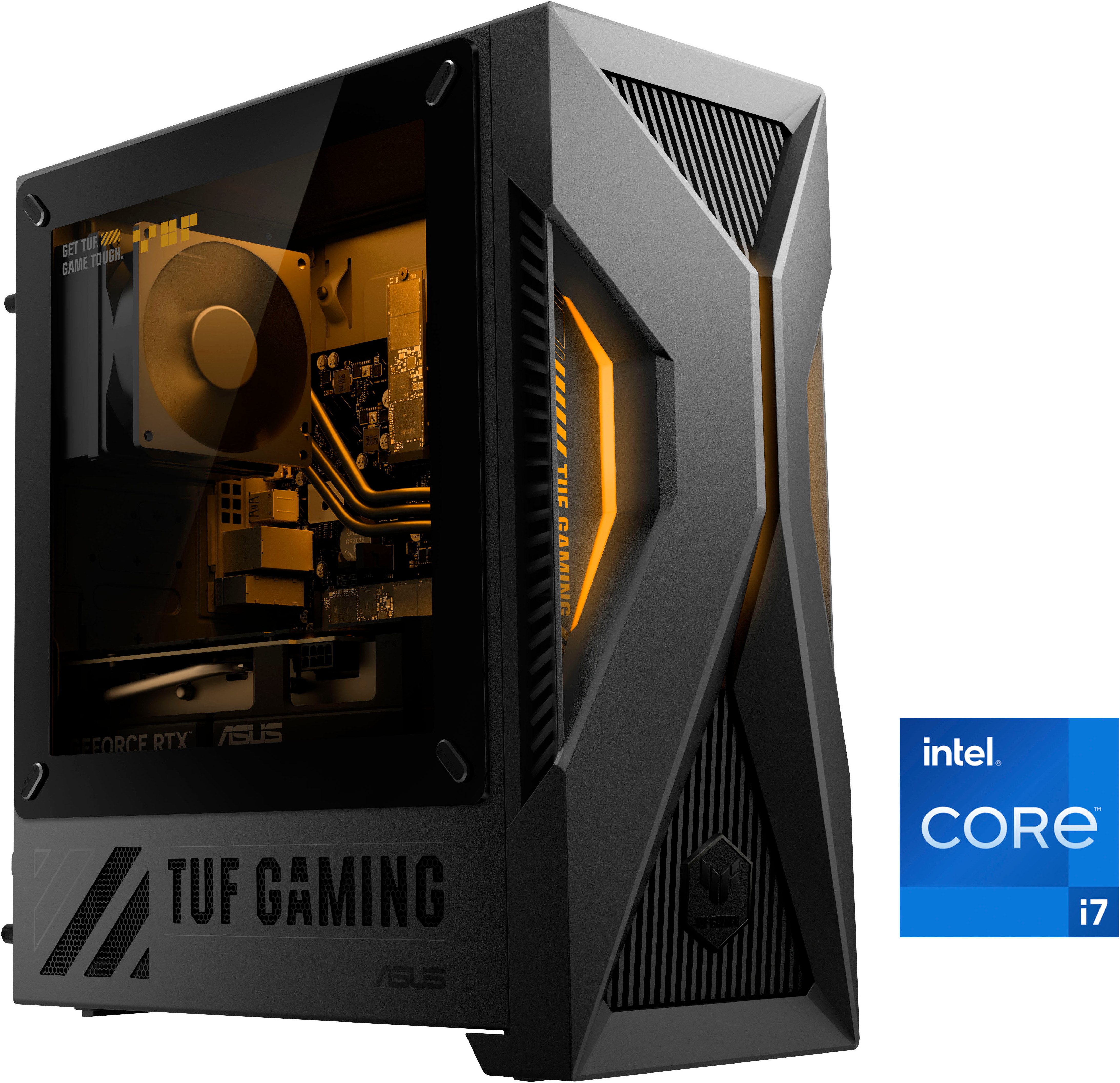 Asus TUF T500 T500MV-13620H458W Gaming-PC (Intel Core i7 13620H, GeForce RTX 5060 Ti, 16 GB RAM, 1000 GB SSD, Luftkühlung)