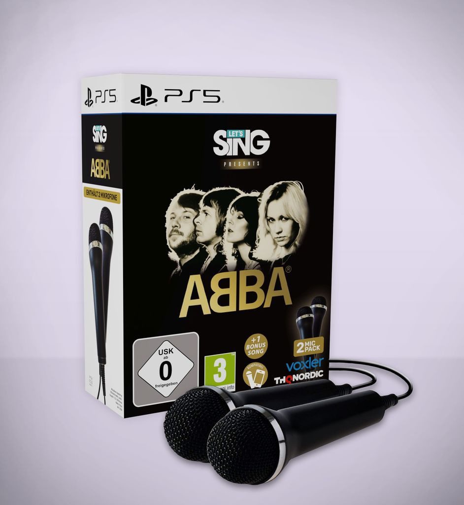 Let's Sing - ABBA - 2 Mic Bundle (Blu-ray Disc), PlayStation 5