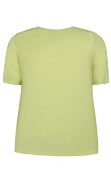 Zhenzi Blusenshirt Shirt kurz Arm lime