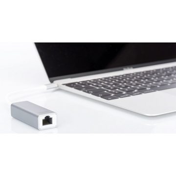 Digitus USB 3.2 Gen 1 Adapter, USB-C Stecker > RJ-45 Buchse LAN-Kabel