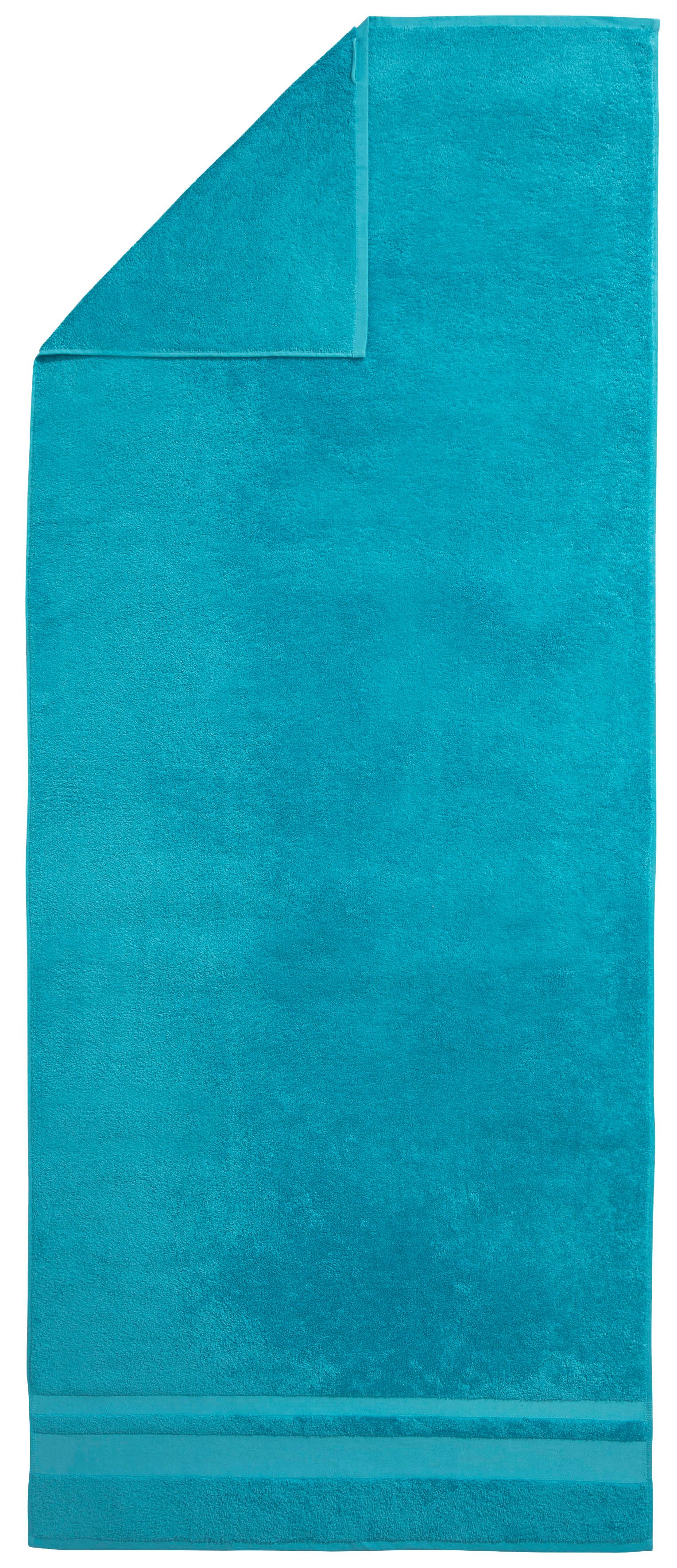 OTTO home Saunatuch Vanessa, 2 Saunatücher, 80x200cm, in Standard- und Premium-Qualität, Walkfrottee (Set, 2-St), Handtücher mit Bordüre, 100% Baumwolle, einfarbig, weich