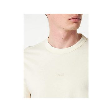 HUGO Rundhalsshirt beige (1-tlg)