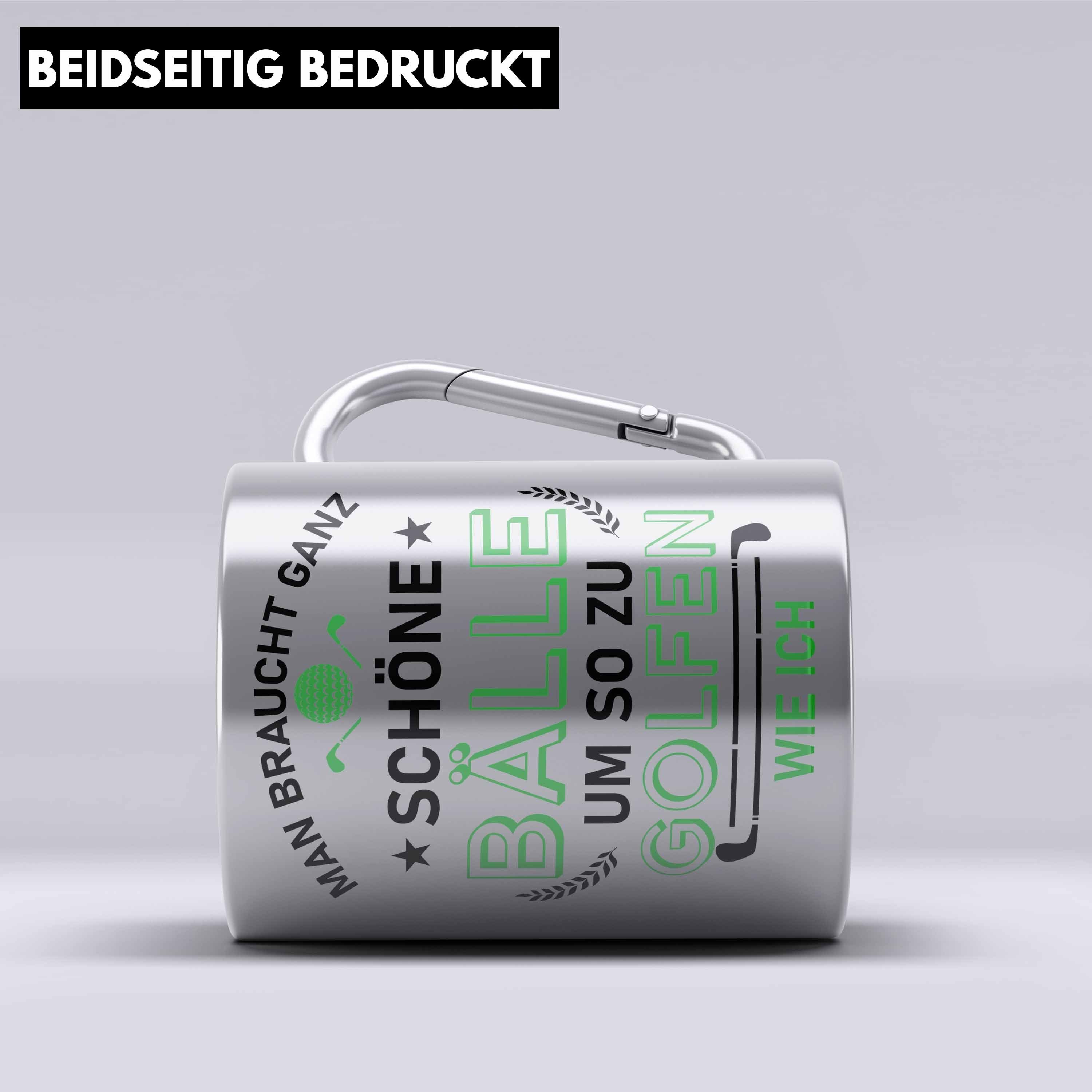 Trendation Thermotasse Golf Edelstahl Tasse Golfer Geschenk Papa Vater Geschenkidee Golf Edel