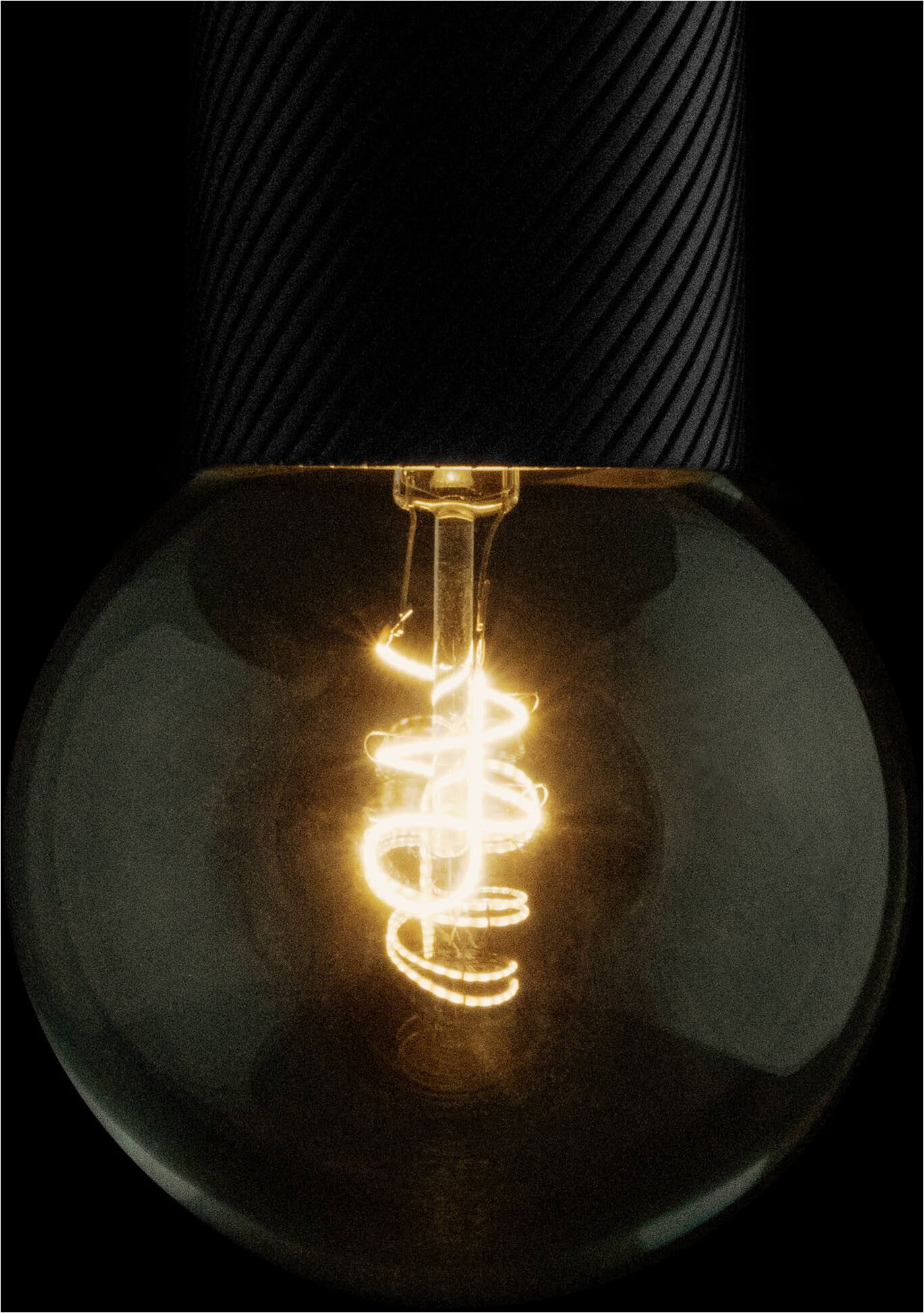 SEGULA LED-Filament LED Globe 80 klar, E27, E27, 1 St., Warmweiß