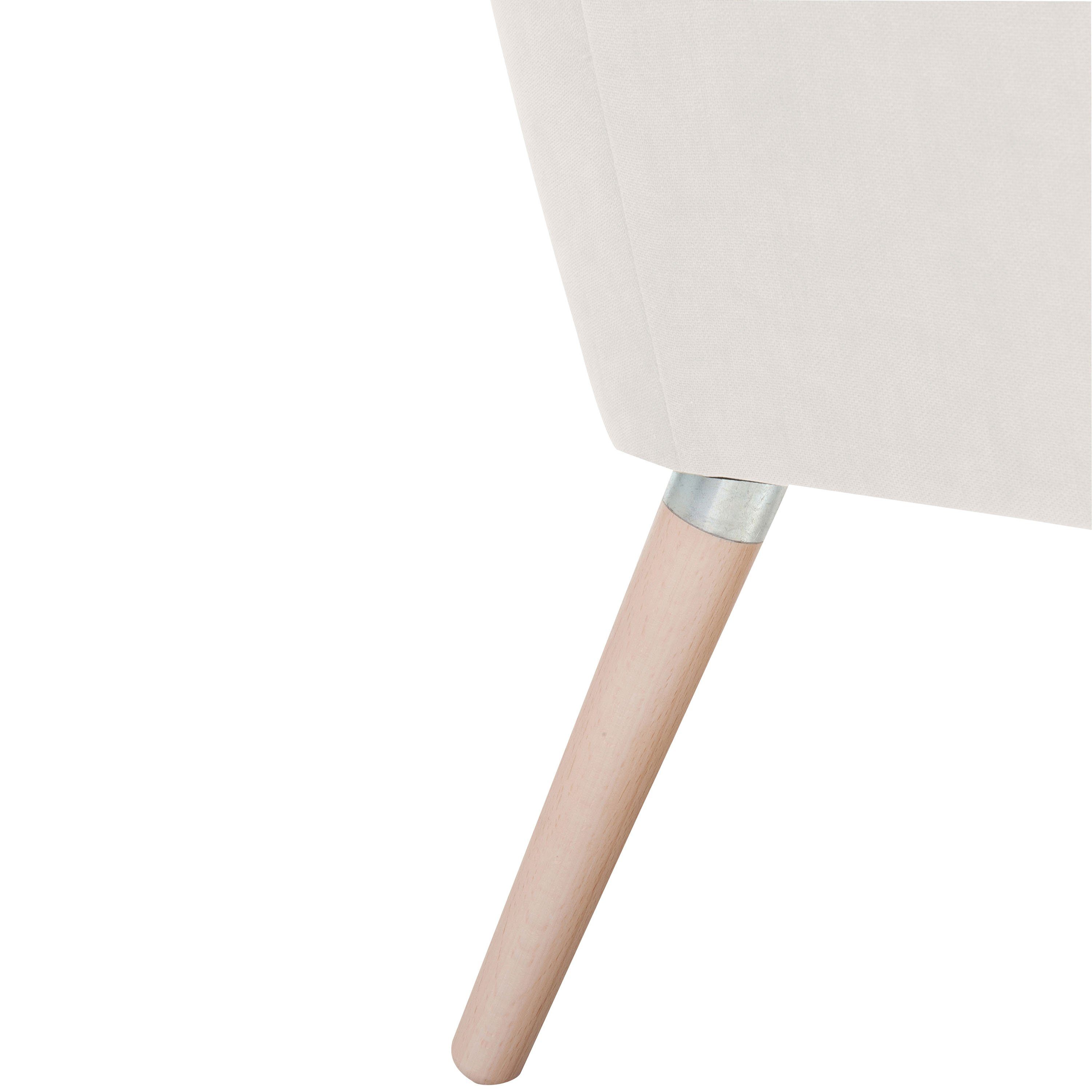Max Winzer® Sessel Sessel in creme Made (1 Germany Alegro Stück), Veloursstoff