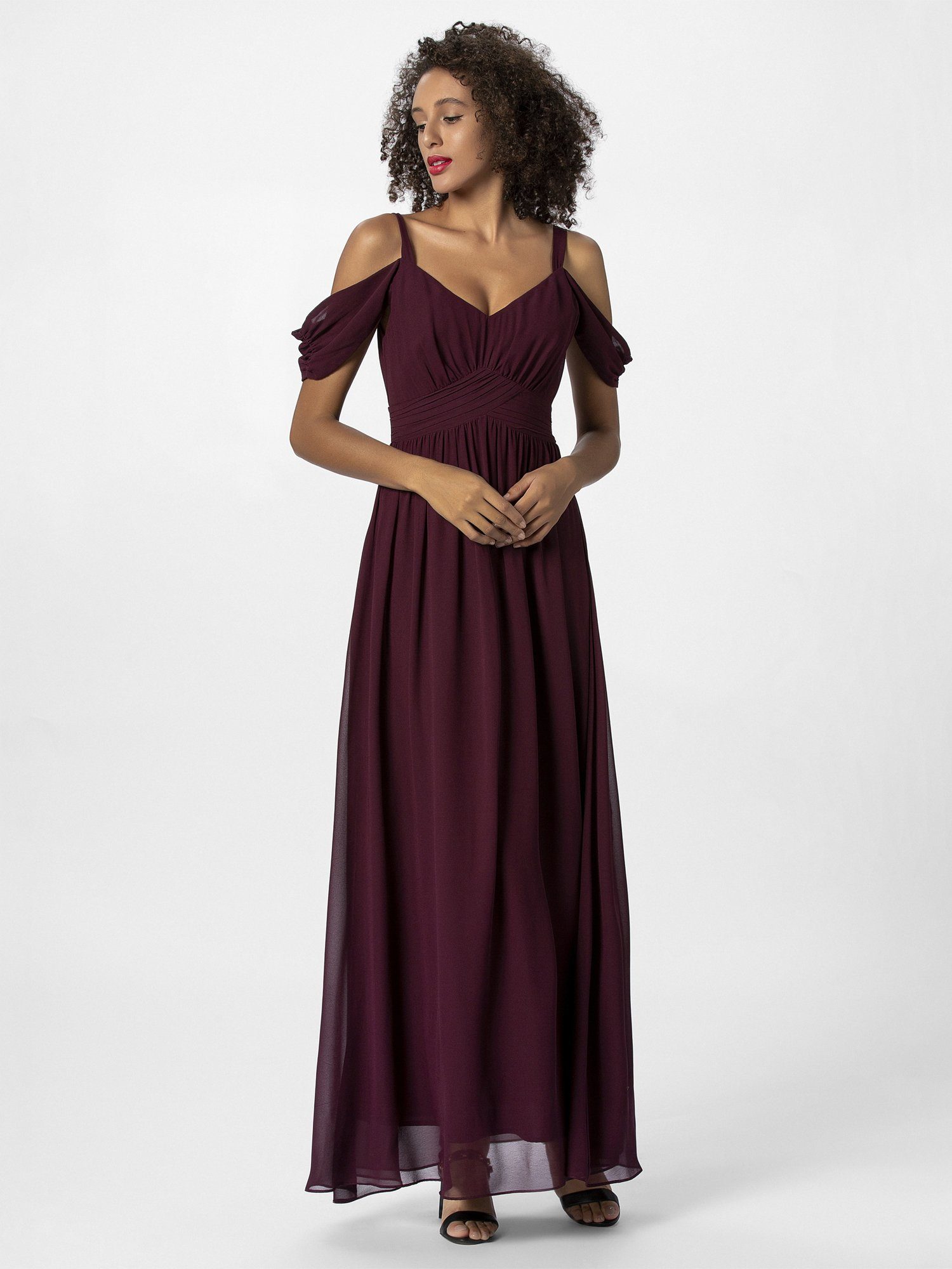 Apart Abendkleid »mit Trägern und Off Shoulder Chiffonschals« mit Trägern und Off Shoulder