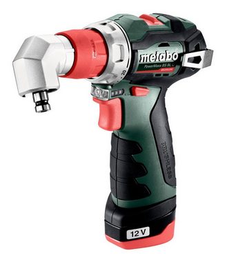 metabo Akku-Bohrschrauber PowerMaxx BS BL Q, 12 V, 2 x 2 Ah Li-Ion im Kunststoffkoffer