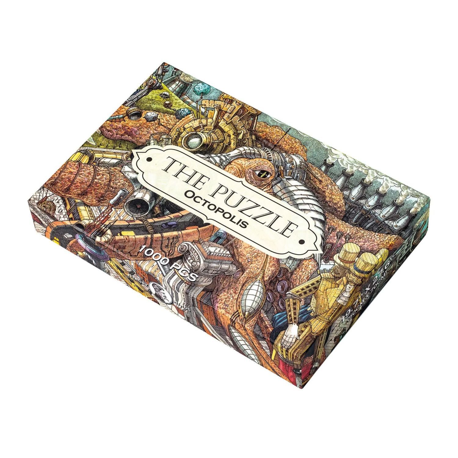 Puzzle The Puzzle Octopolis, 1000 Puzzleteile