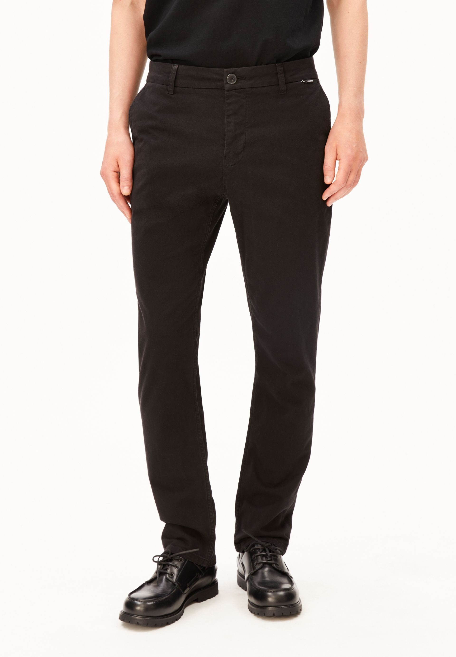 Armedangels Stoffhose AASTER Chino Hose aus Bio-Baumwoll Mix (Mid waist, Regular Fit)