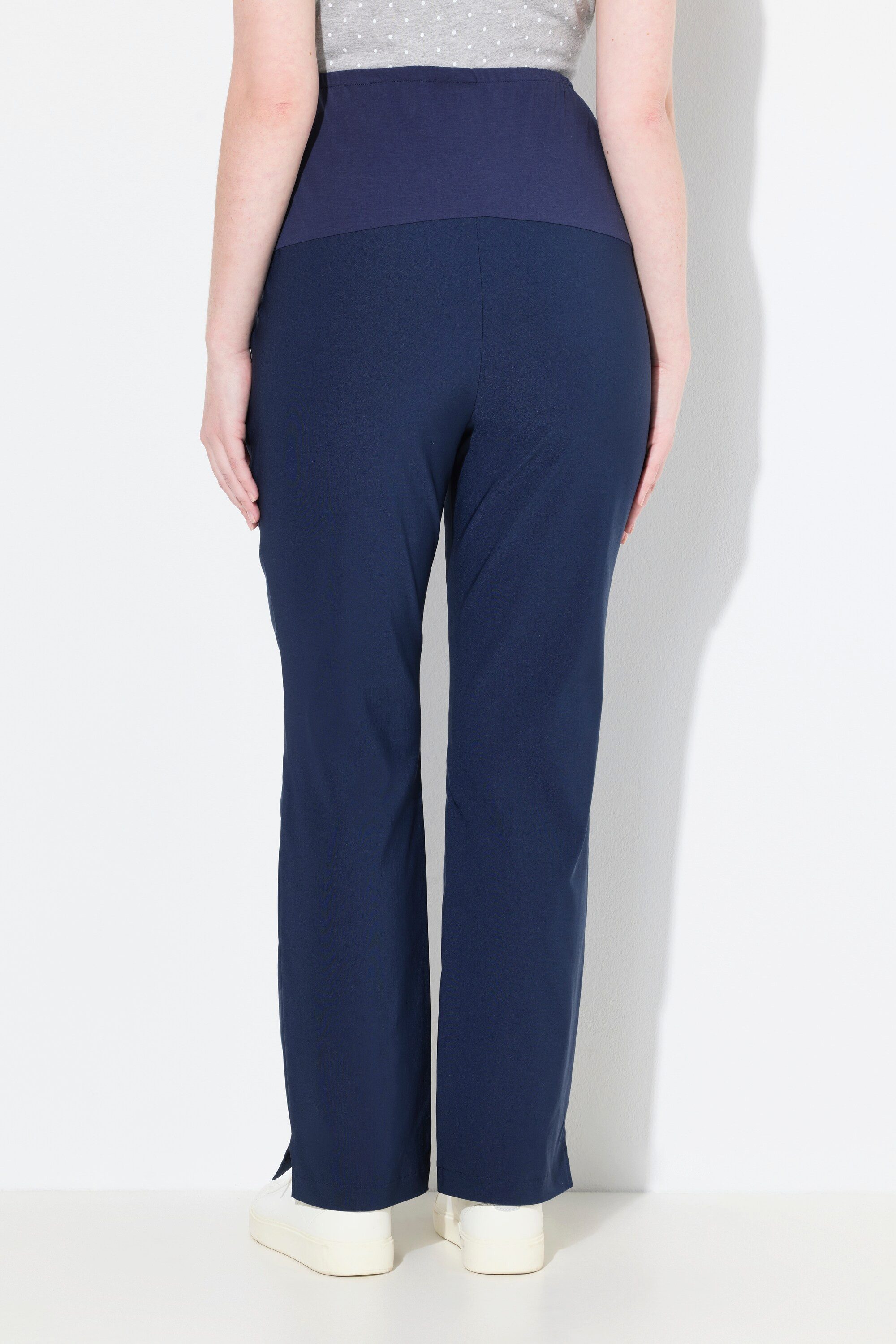 Ulla Popken Stoffhose Bengalinhose Bund-Stretcheinsatz Schwangerschaft