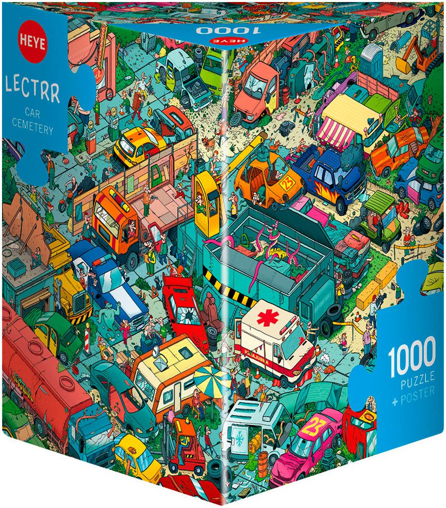 HEYE Пазли Car Cemetery, 1000 Пазлиteile, Made in Europe