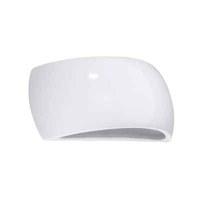 etc-shop Wandleuchte, Leuchtmittel nicht inklusive, Wandleuchte Wandlampe Keramik Flurleuchte Schlafzimmerleuchte Weiß 1