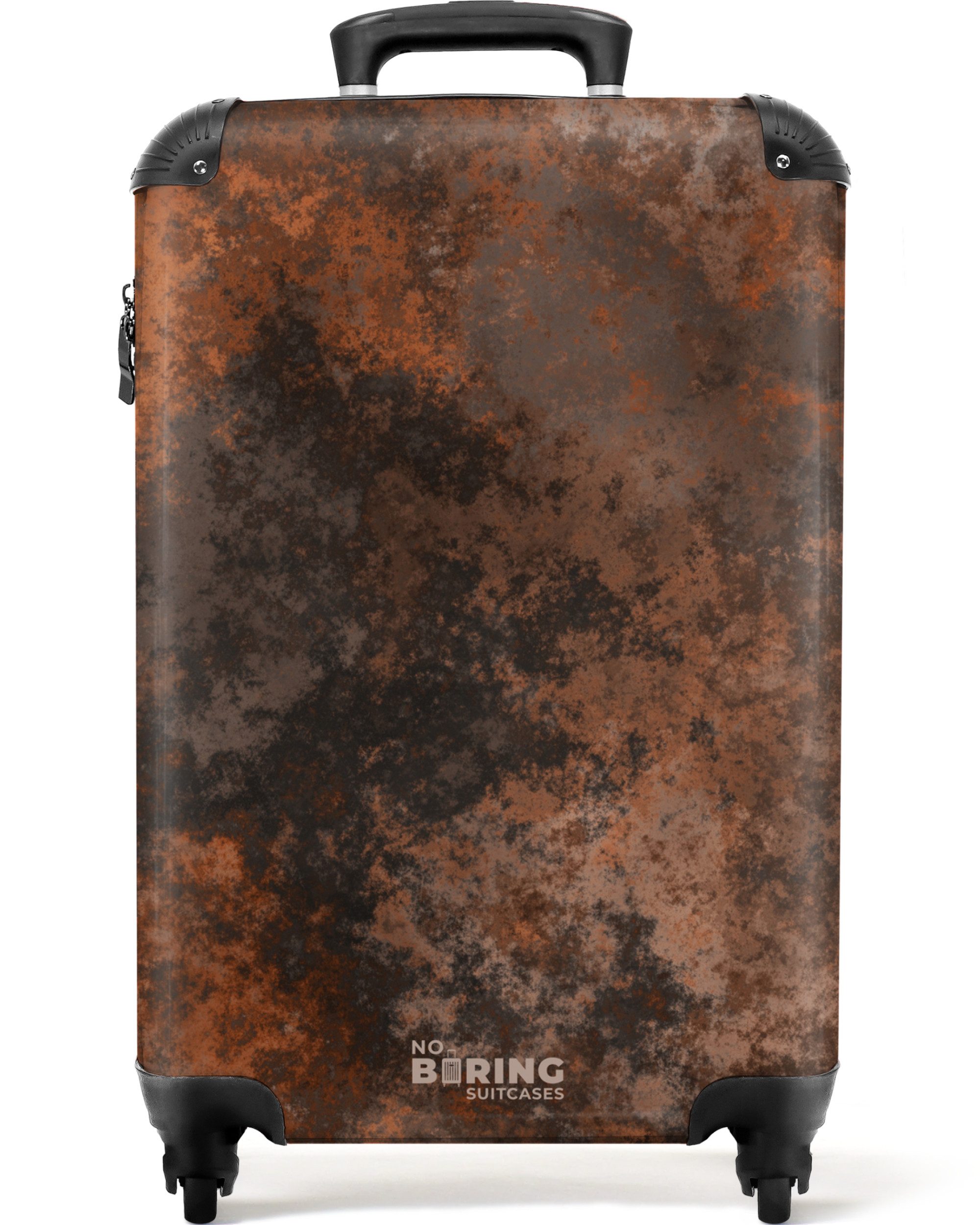 NoBoringSuitcases.com© Hartschalen-Trolley Raue rostige Textur mit günstig online kaufen