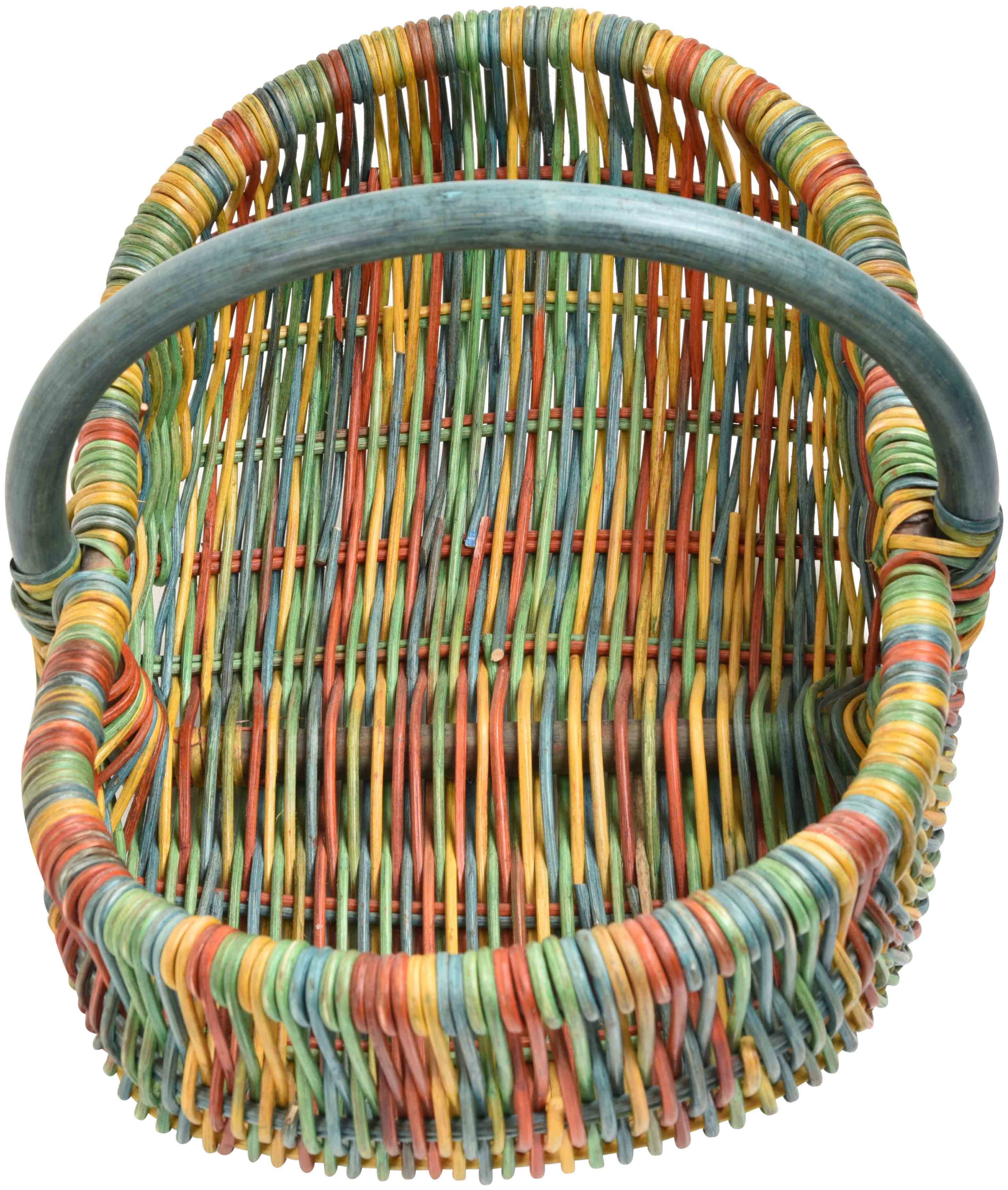 Krines Home Einkaufskorb Rattankorb mit Bügel günstig online kaufen