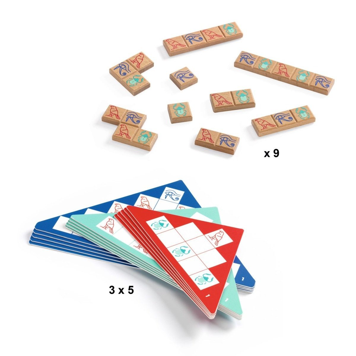 DJECO Lernspielzeug SOLOGIC: Pyramid Logic Logikspiel für Kinder mit Lernwert und Fantasie, Logikspiel