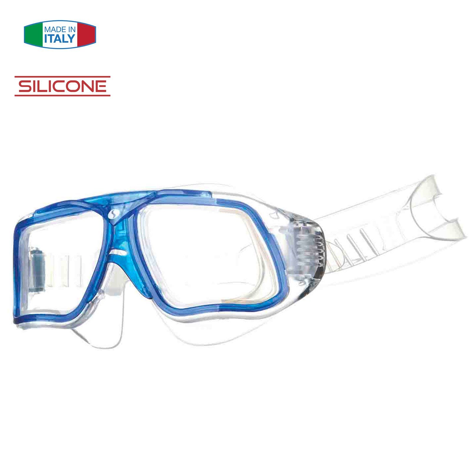 Schwimm Erwachsene Tonic Vision Brille Schwimmbrille Silikon Tauch Schnorchel, Maske Hellblau Salvas