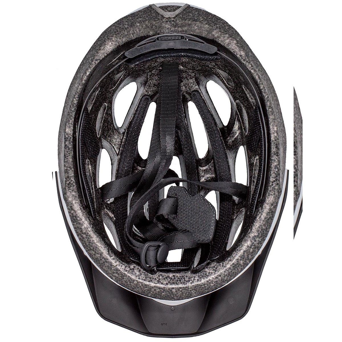Airtracks Fahrradhelm Fahrradhelm Star S/M (53-58cm), L/XL (58-63cm), K-60 für Herren und Damen - EPS-Körper + IN MOULD / Neon Weiß Schwarz