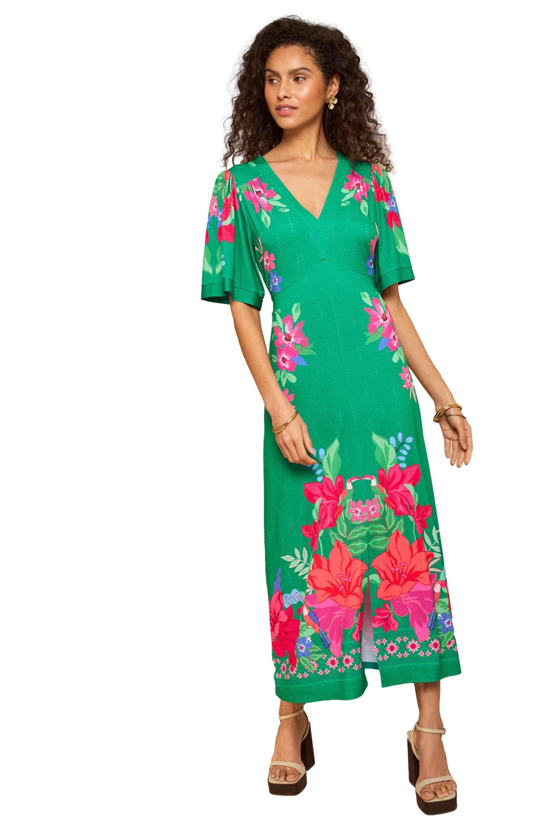 Midikleid Love & Roses Jersey-Midikleid, Petite