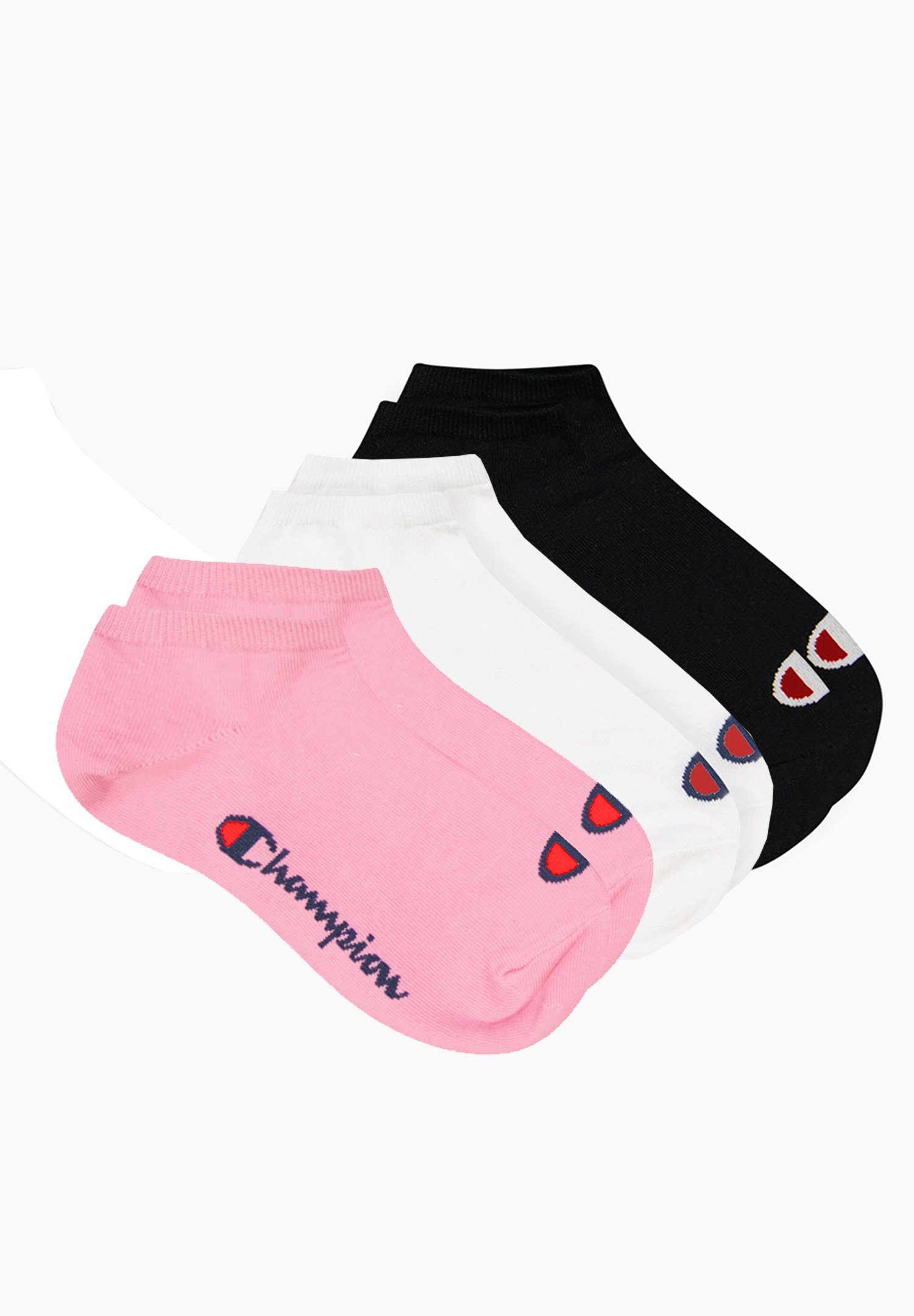 Champion Kurzsocken Sneaker Socks pink (3-Paar) prism - 395 3pk