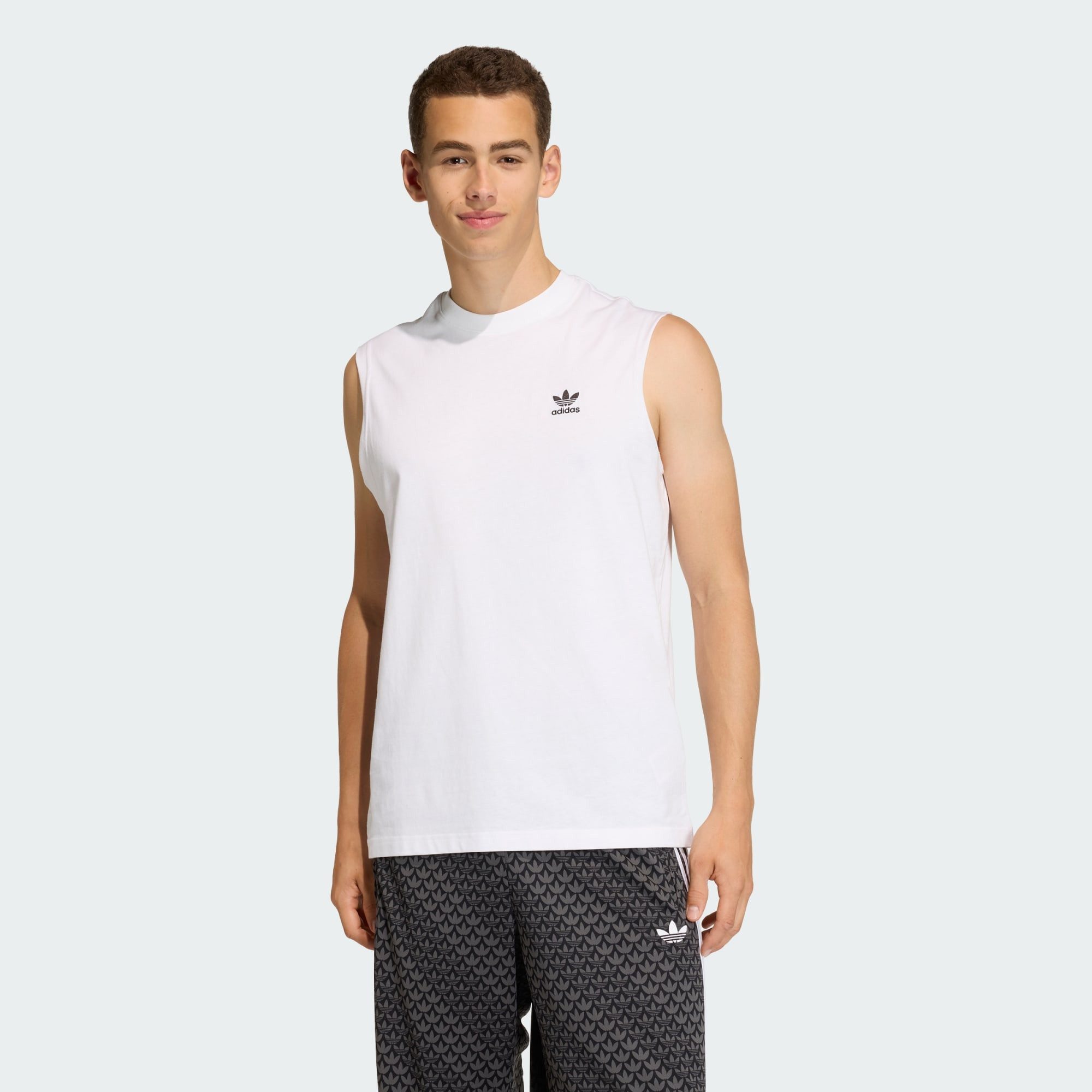 adidas Originals Tanktop TREFOIL ESSENTIALS T-SHIRT, ÄRMELLOS (1-tlg)