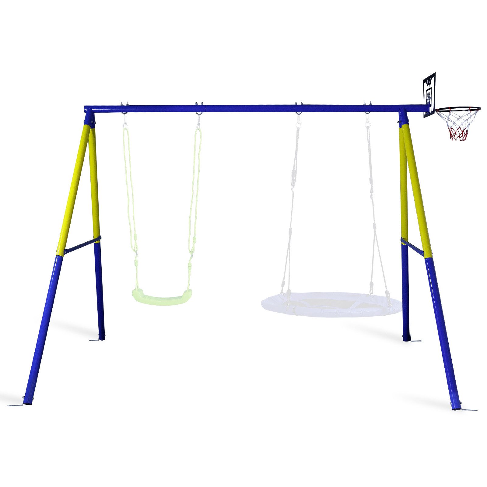 CCLIFE Doppelschaukel Schaukelgestell Outdoor 200 kg Schaukelgestell Metall günstig online kaufen