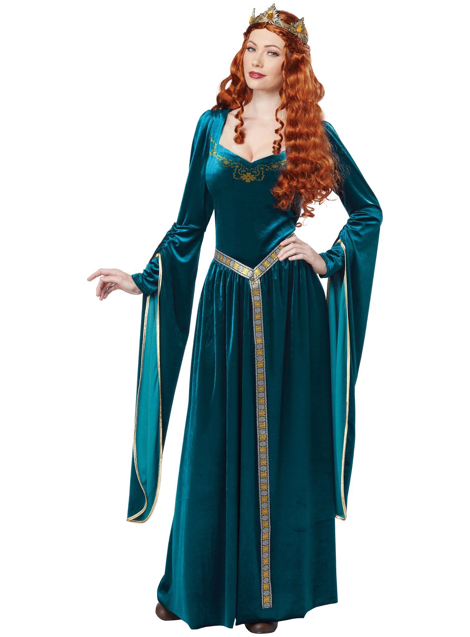 Metamorph Prinzessin-Kostüm Mittelalterliche Prinzessin Kostüm, Hübsches Kleid für Elbin, Burgfräulein und Märchenprinzessin
